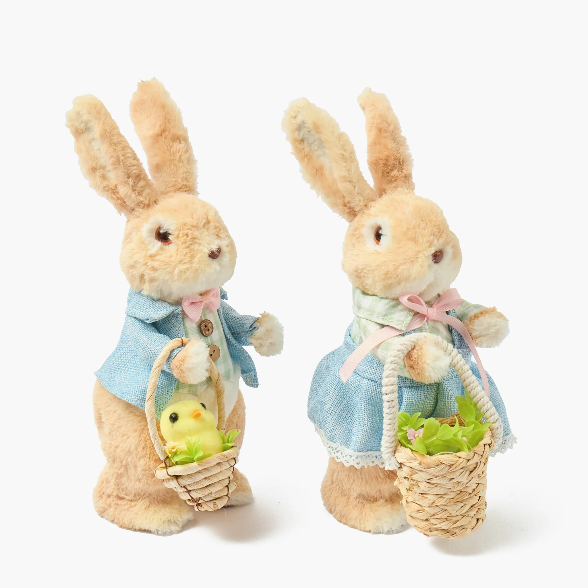 Mr. & Mrs. Rabbit in Blue (Pair) - Image 9