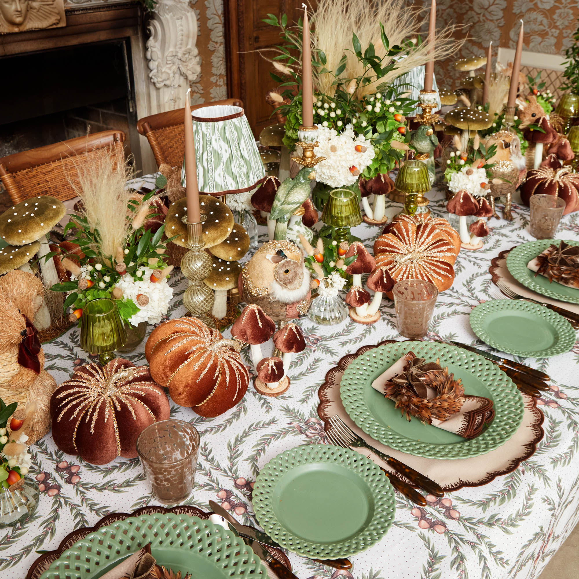 Sage Basketweave Dinner Plate - Image 27
