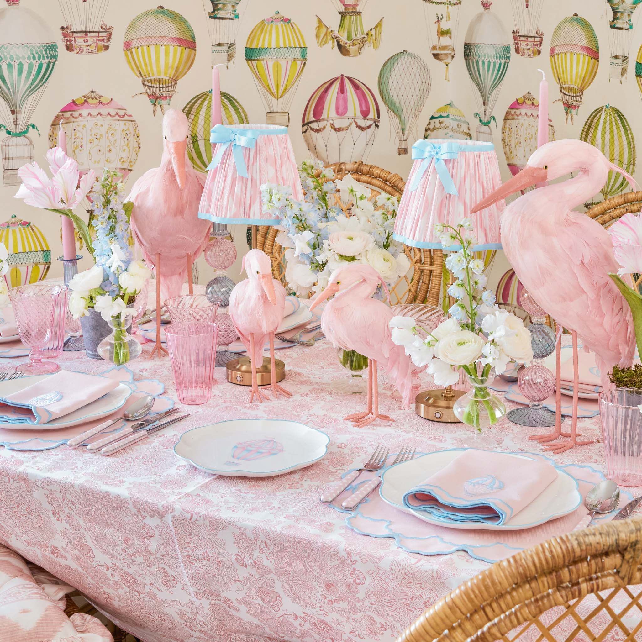 Pink Saskia Stork (Pair) - 60cm - Image 9