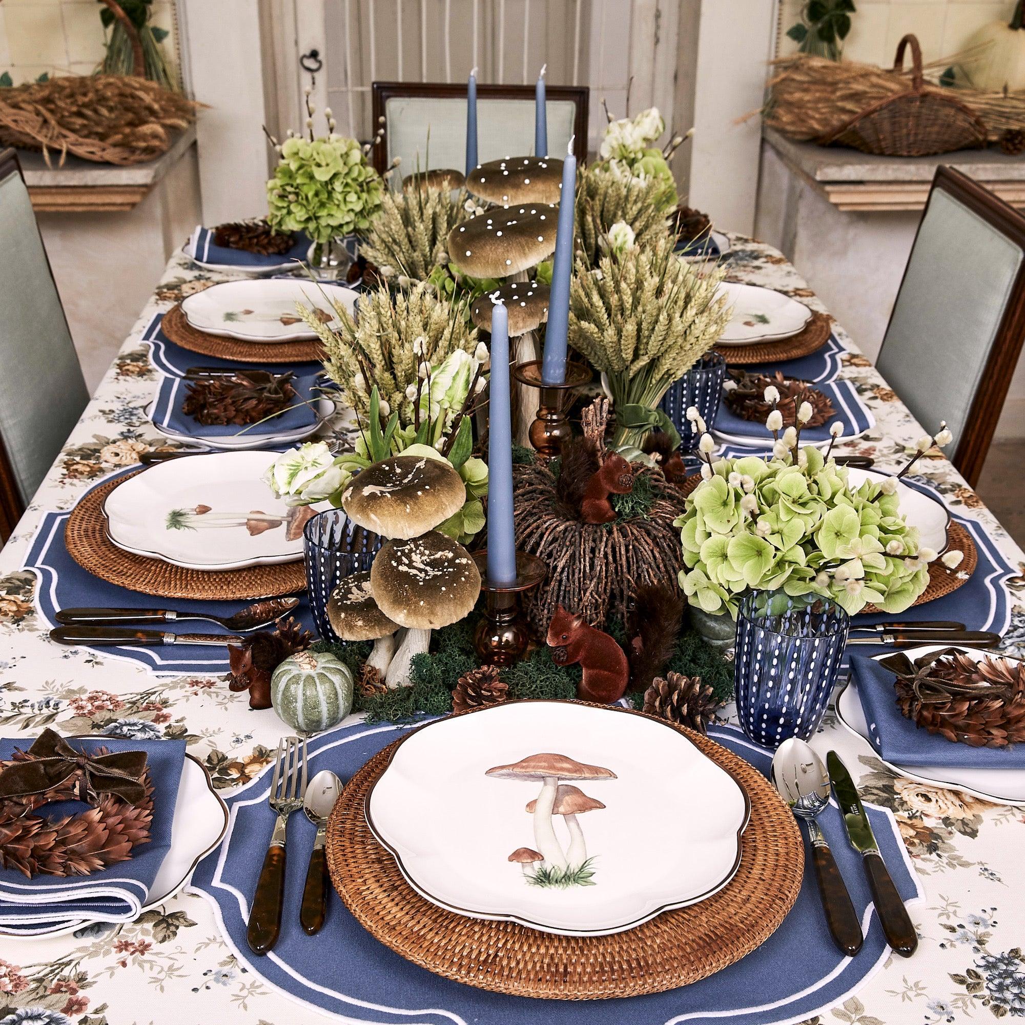 Scalloped Mushroom Dinner Plate - Image 31