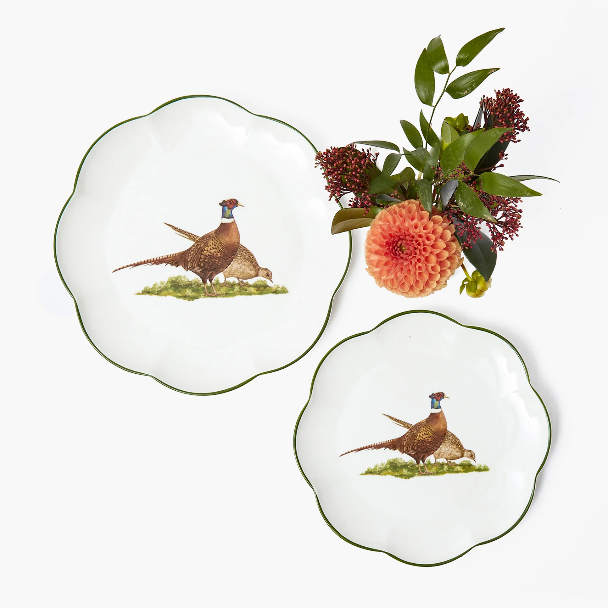 Scalloped Pheasant Starter Plate - Image 10