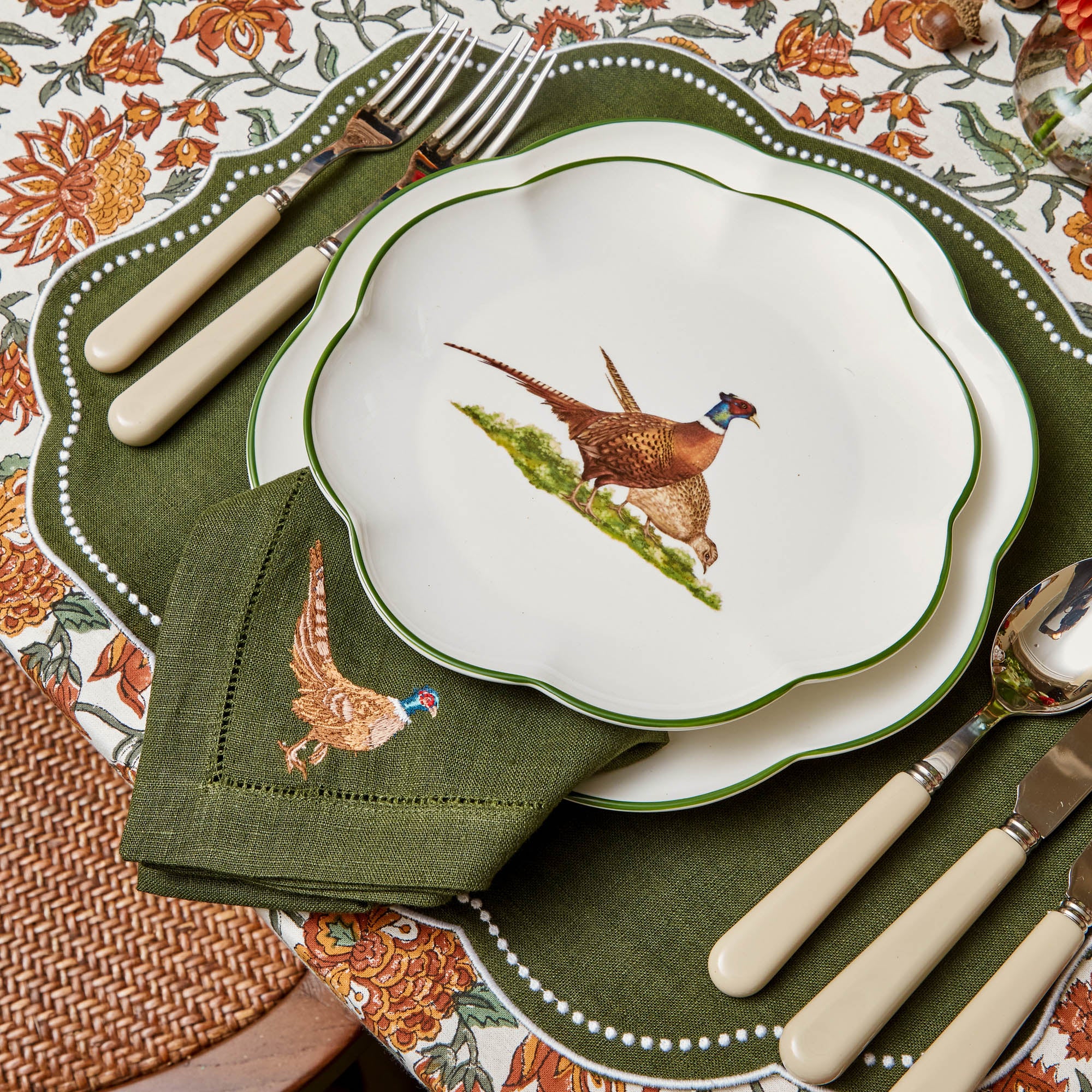 Scalloped Pheasant Starter Plate - Image 11