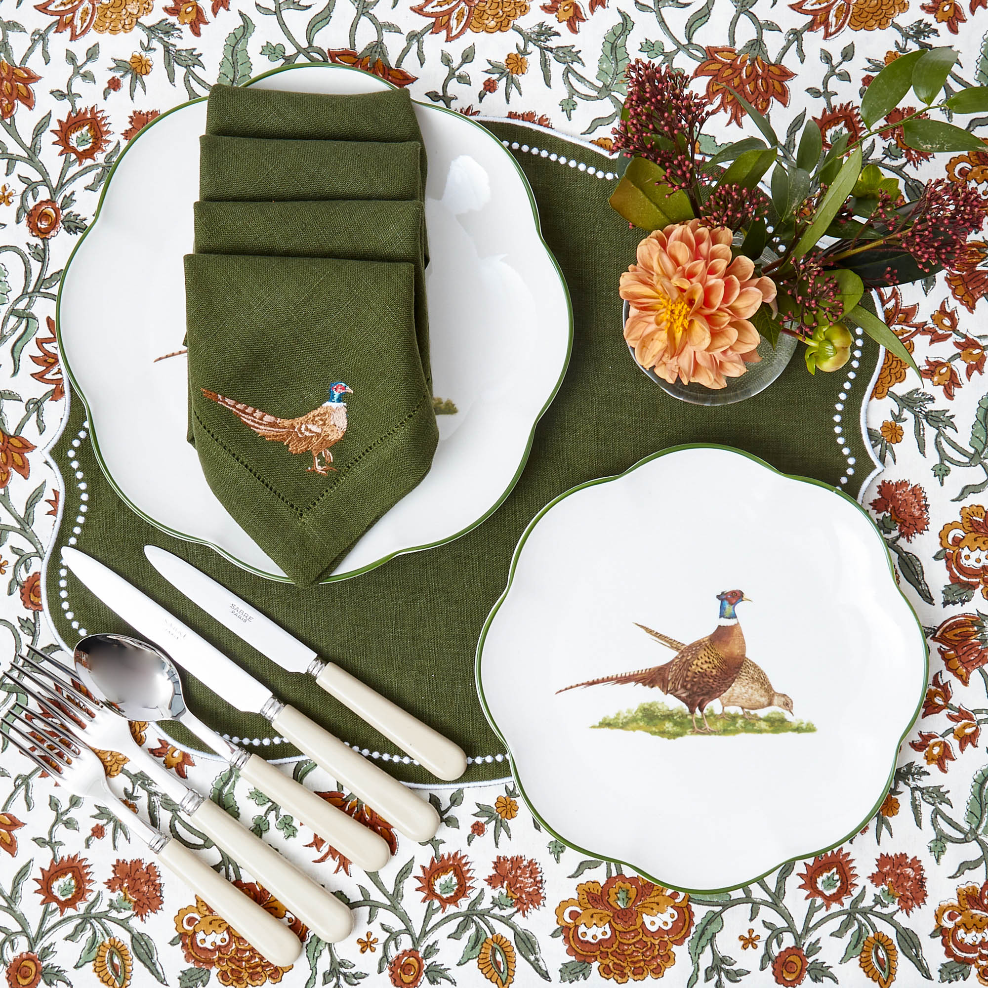 Scalloped Pheasant Starter Plate - Image 13