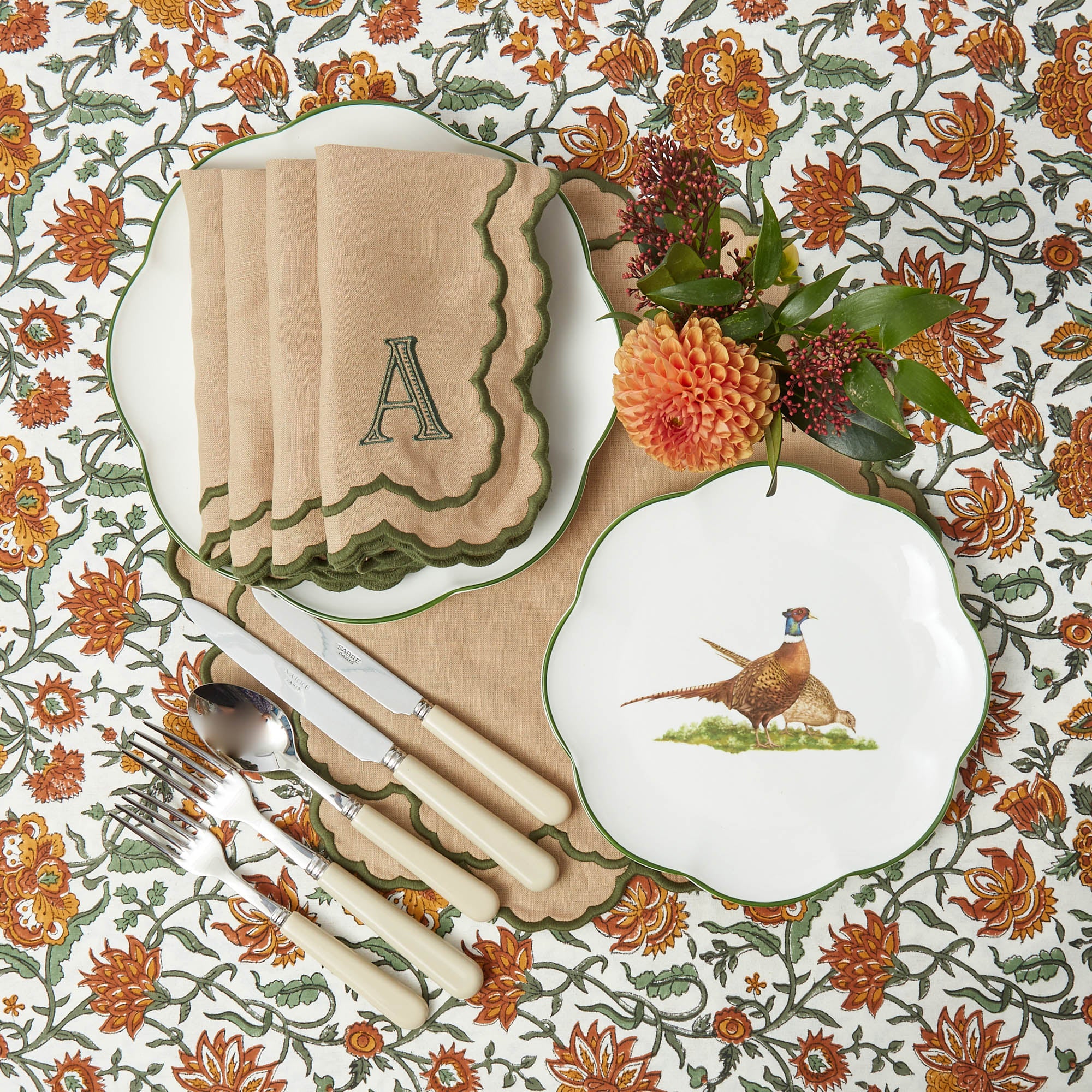 Scalloped Pheasant Starter Plate - Image 15