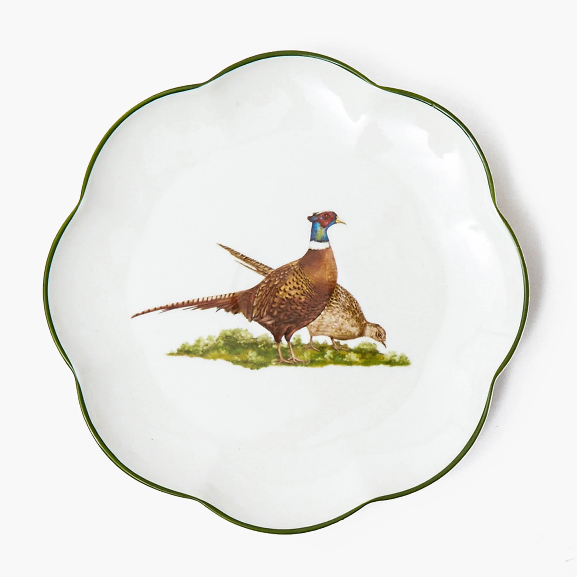 Scalloped Pheasant Starter Plates (Set of 4) - Image 18