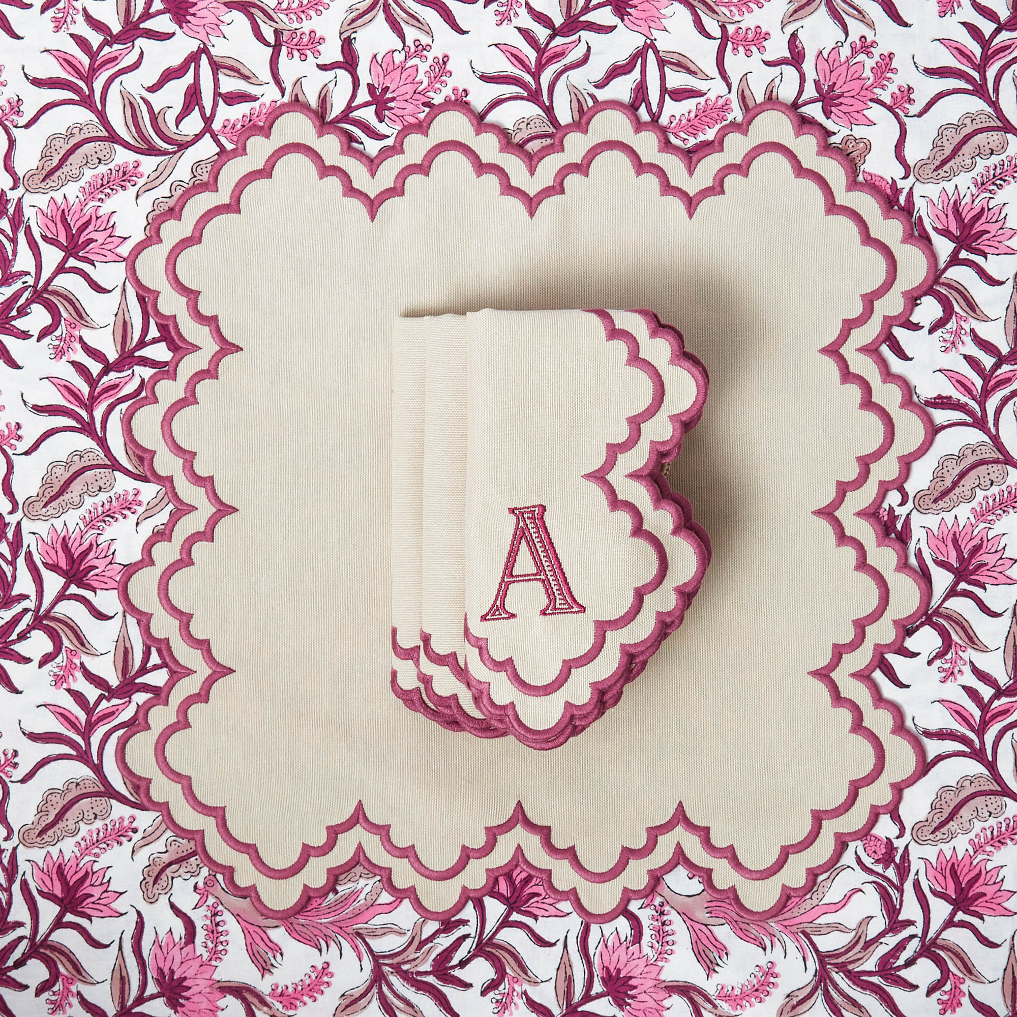 Scarlett Sand Napkins (Set of 4) - Image 8
