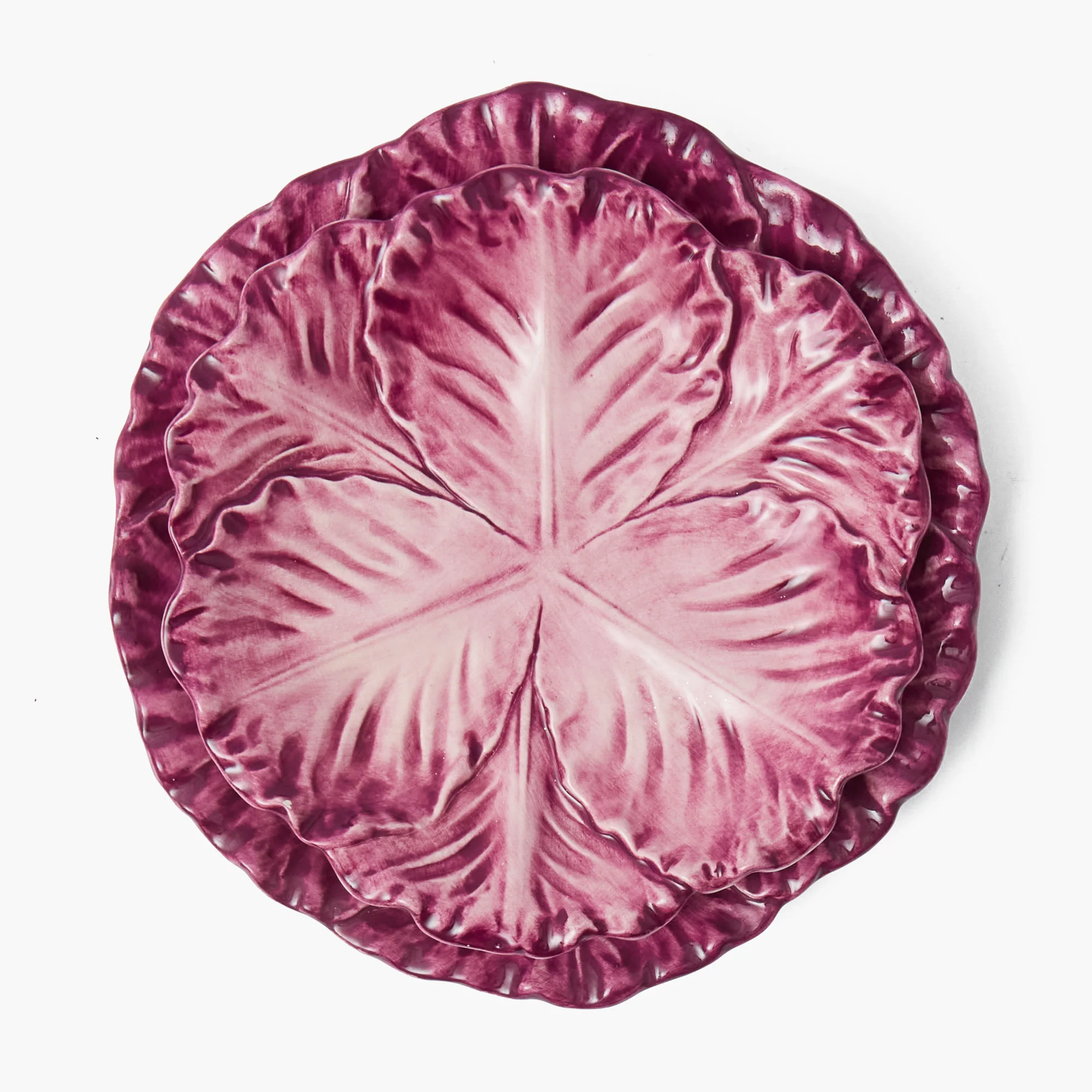 Aubergine Serena Cabbage Dinner Plate - Image 15