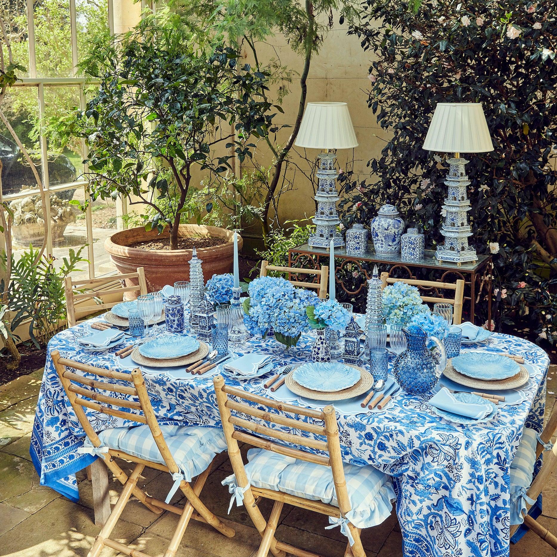 Blue Serena Cabbage Dinner Plate - Image 16