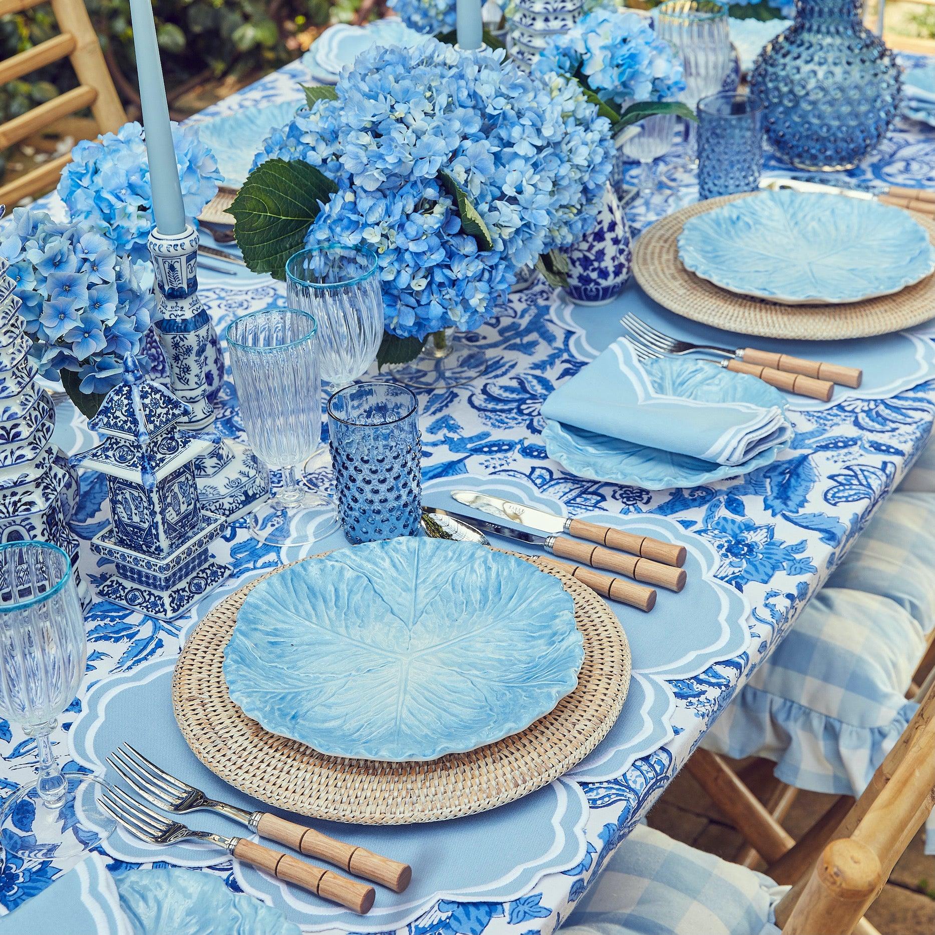 Blue Serena Cabbage Dinner Plate - Image 15