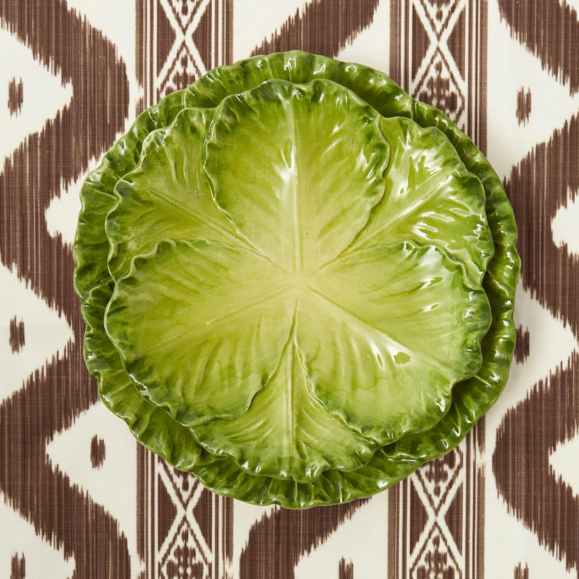 Serena Green Cabbage Dinner & Starter Plates (Set of 8) - Image 13