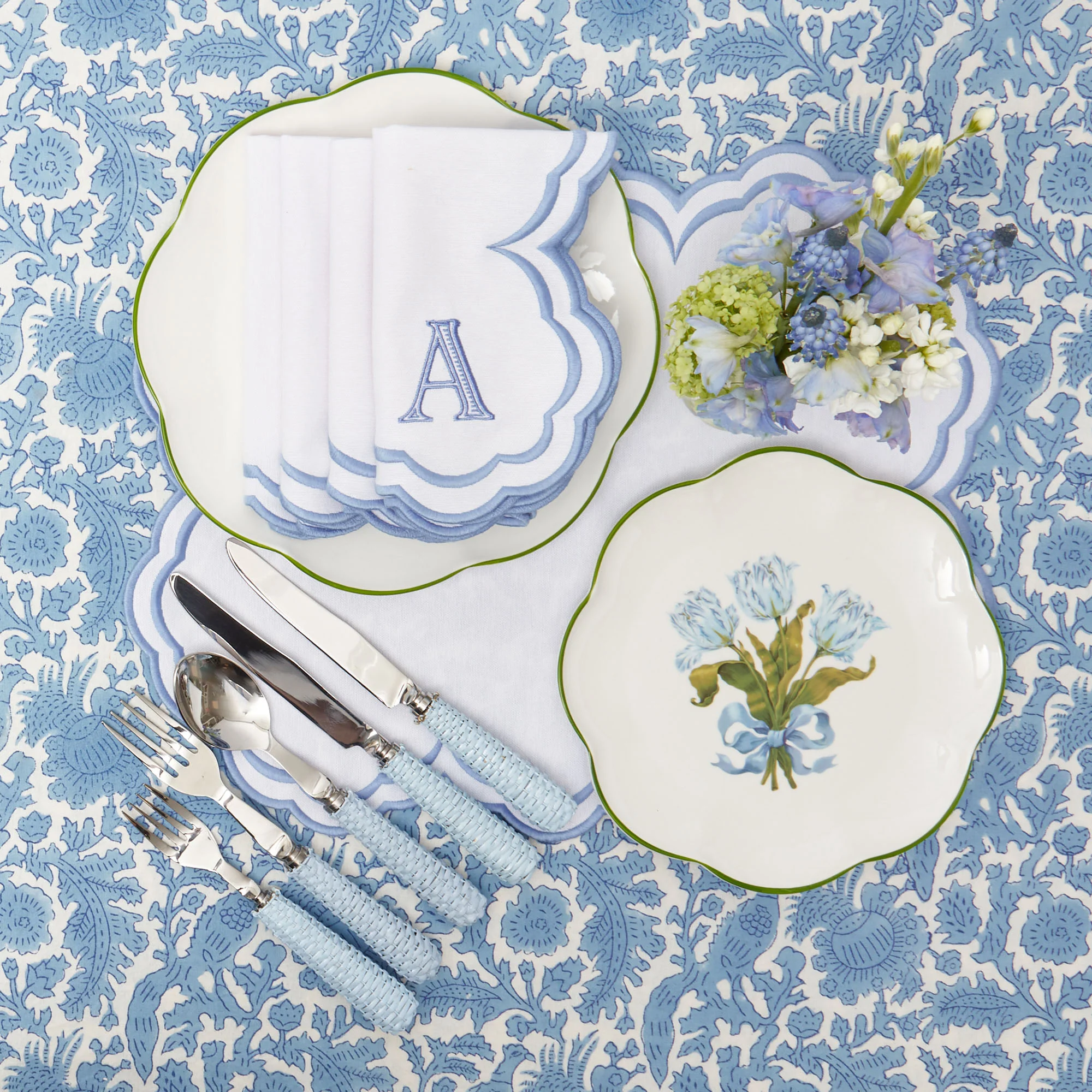 Serena White Napkins (Set of 4) - Image 7
