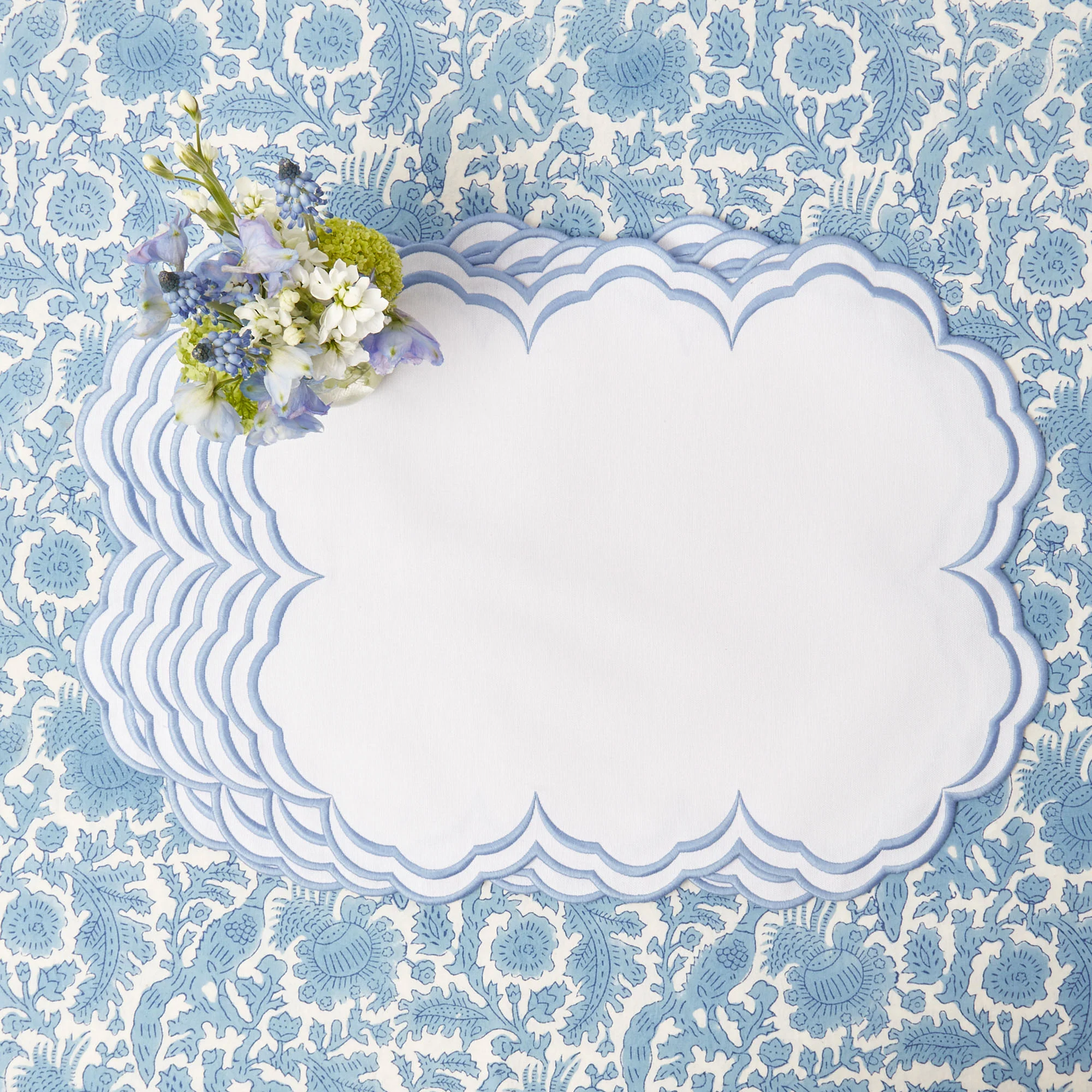Serena White Placemats & Napkins (Set of 4) - Image 10