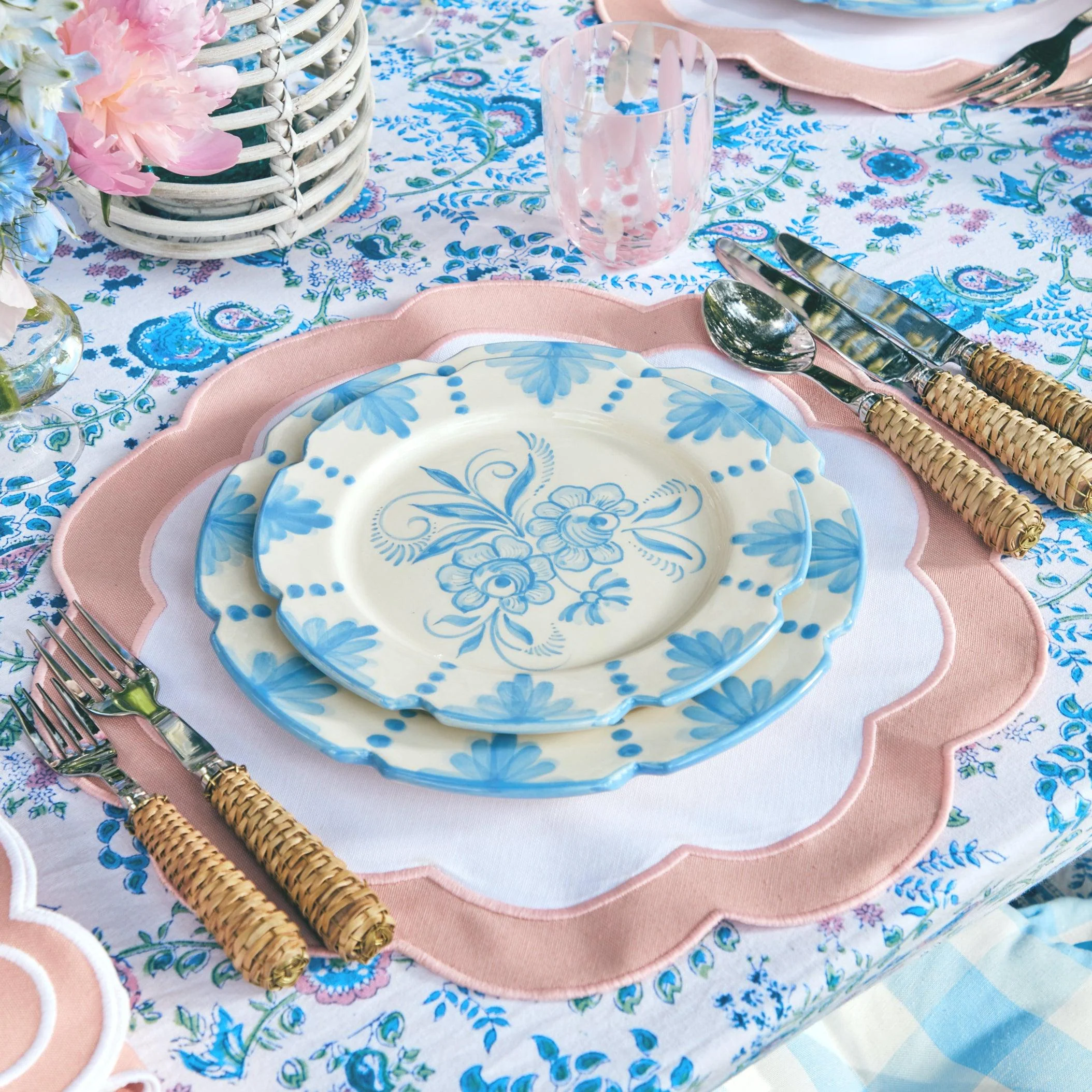 Seville Blue Gardênia Starter Plate (set of 4) - Image 12