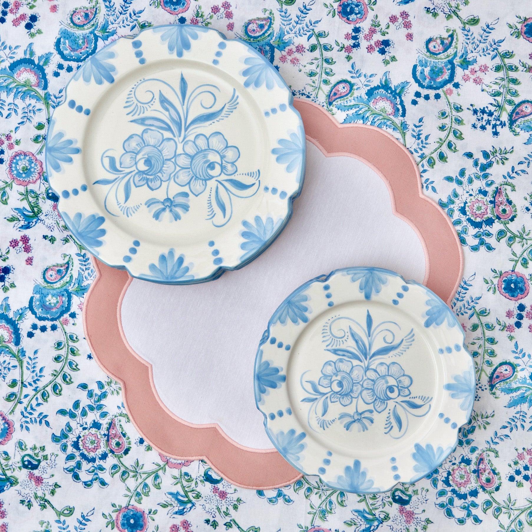 Seville Blue Gardênia Starter Plate (set of 4) - Image 6