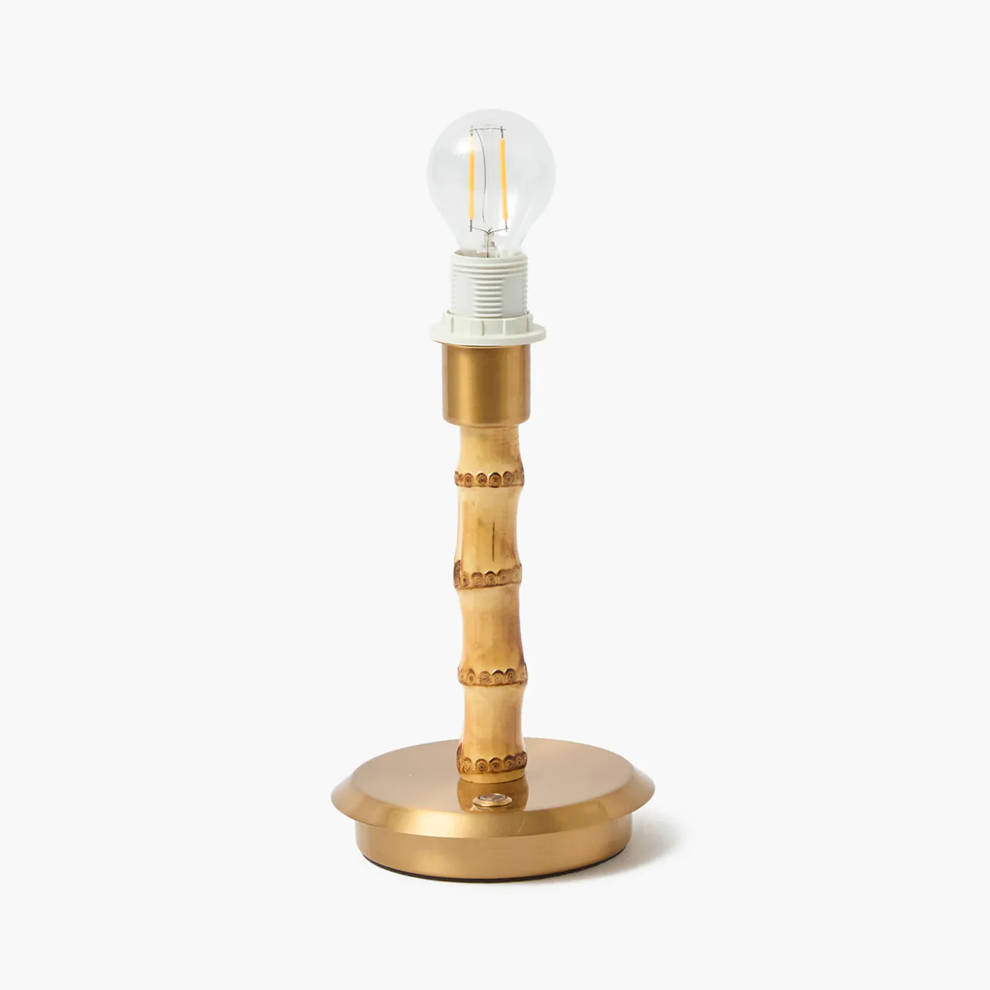 Bamboo Short Rechargeable Lamp