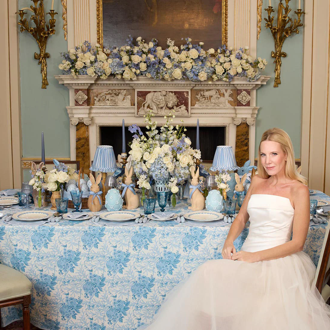 Sienna Blue Napkins (Set of 4) - Image 3