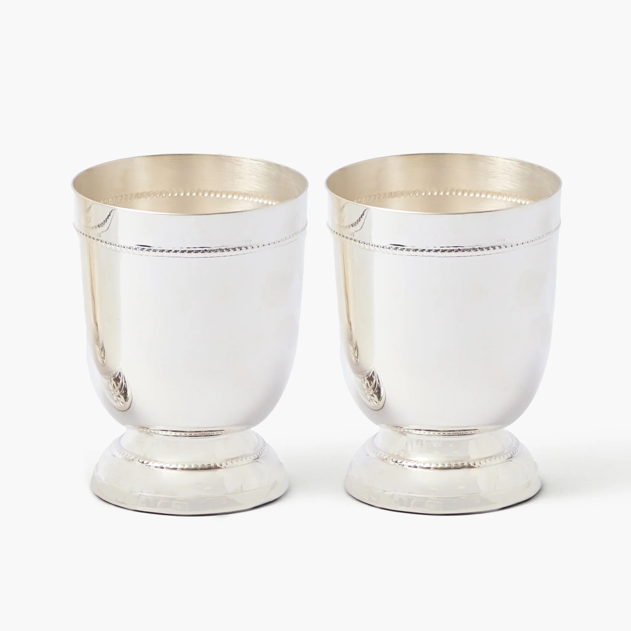 Silver Footed Vase (Pair) - Image 4