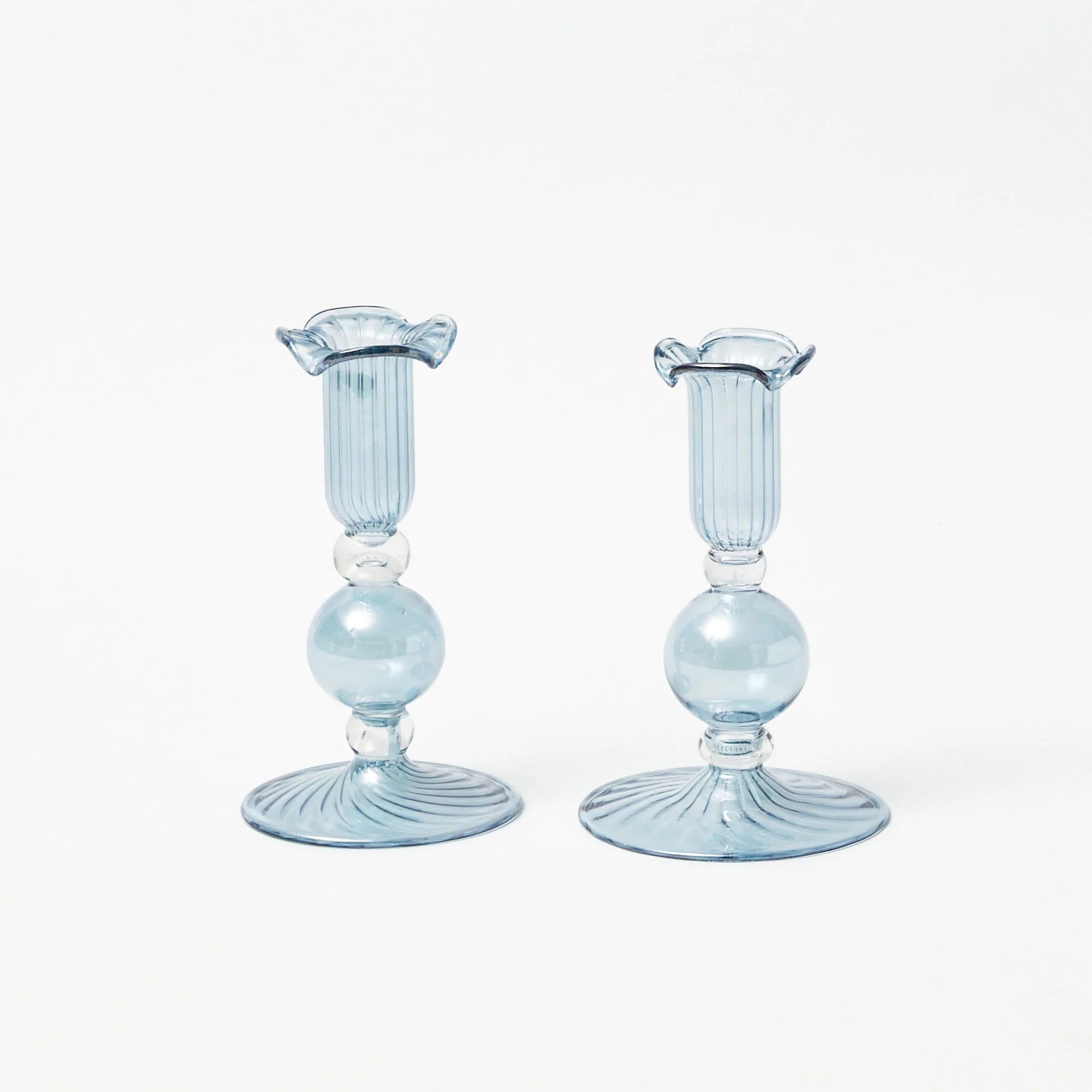 Blue Small Eden Candle Holders (Pair) - Image 30