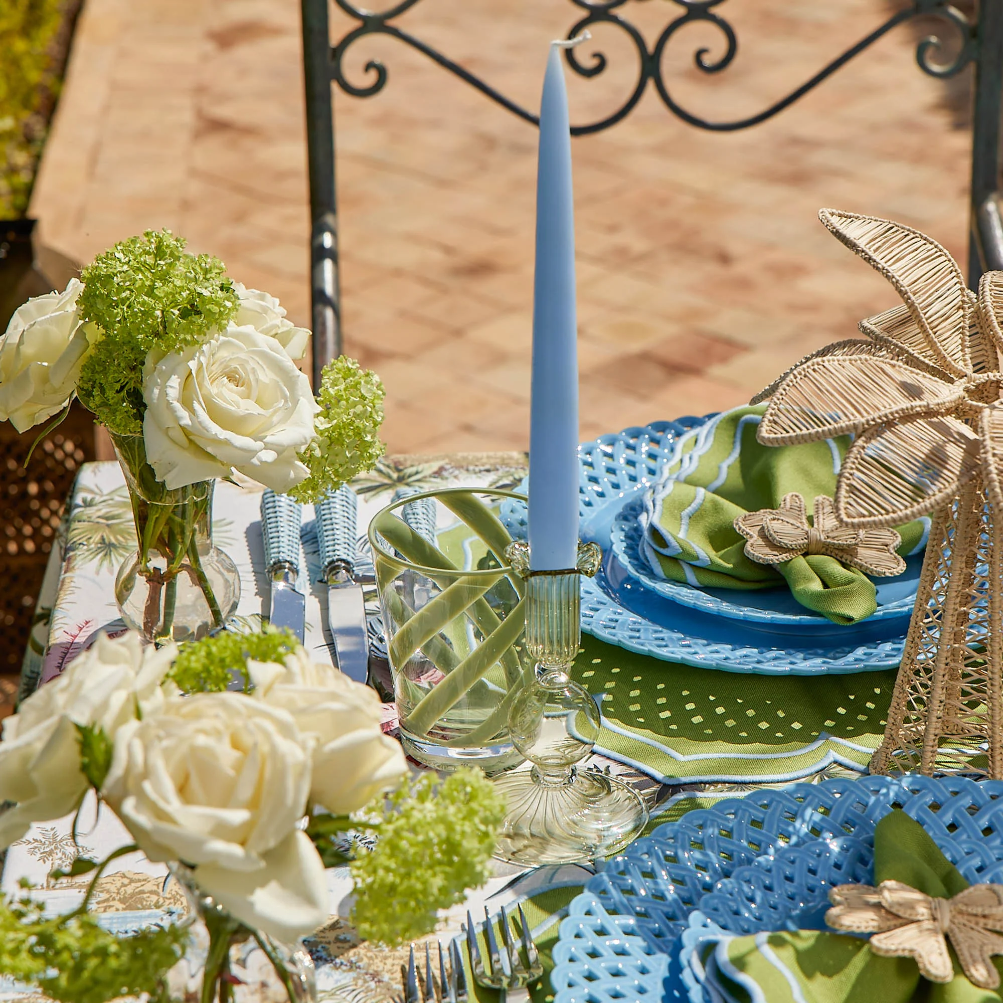 Green Small Eden Candle Holders (Pair) - Image 10