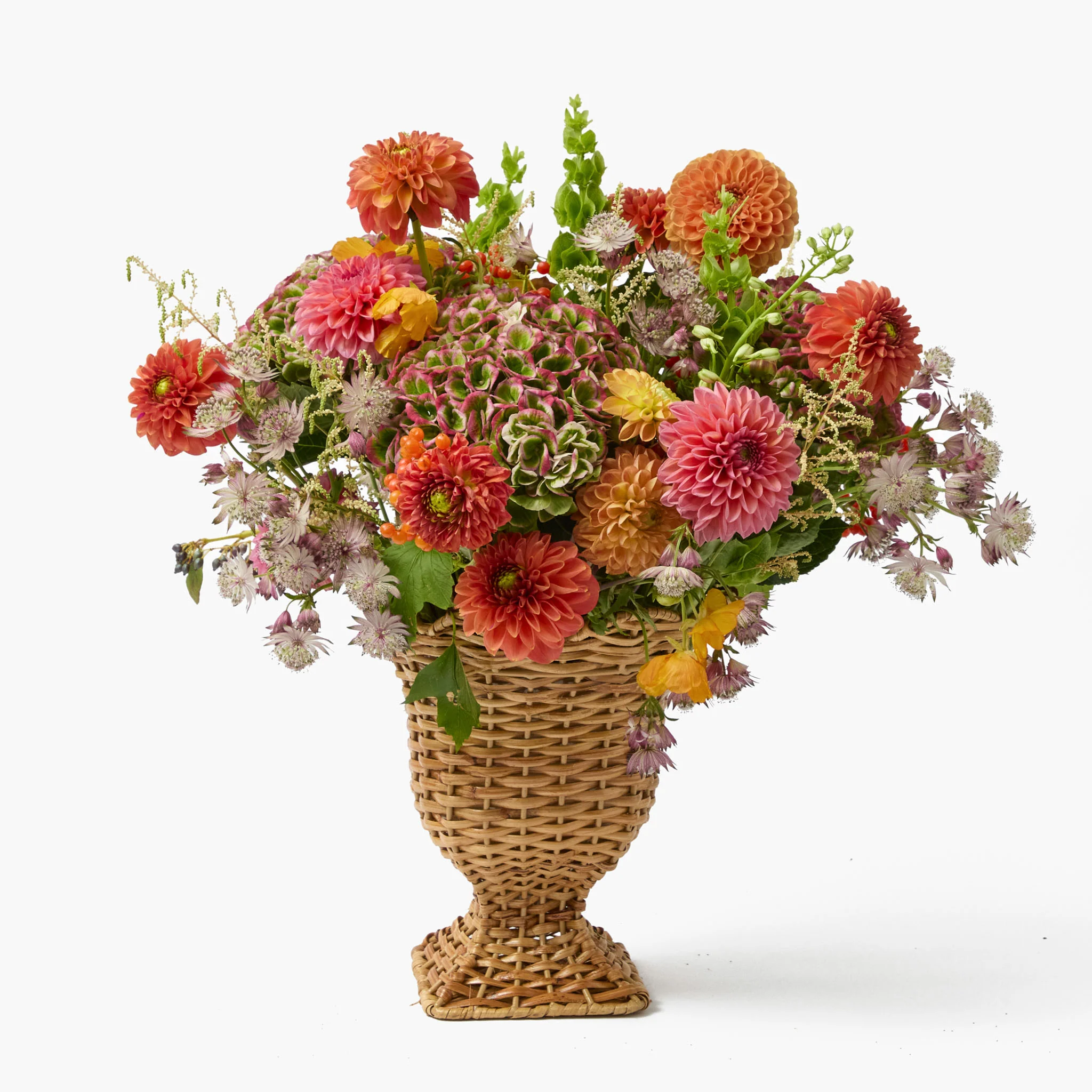 Small Rattan Urn Vase - Image 14
