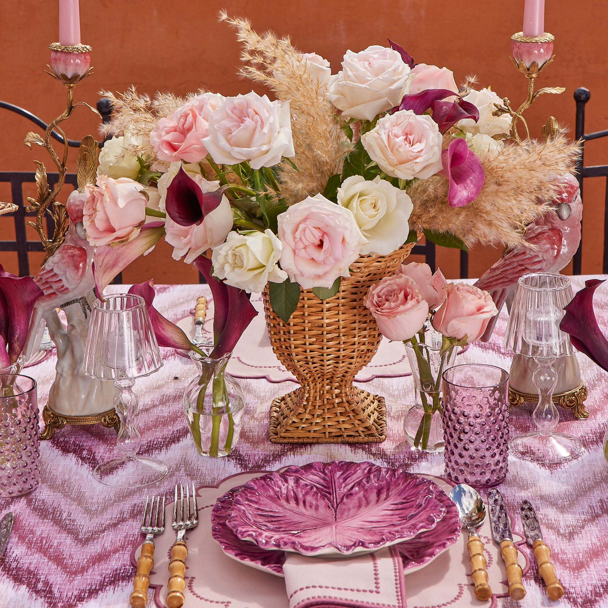 Small Rattan Urn Vase - Image 19