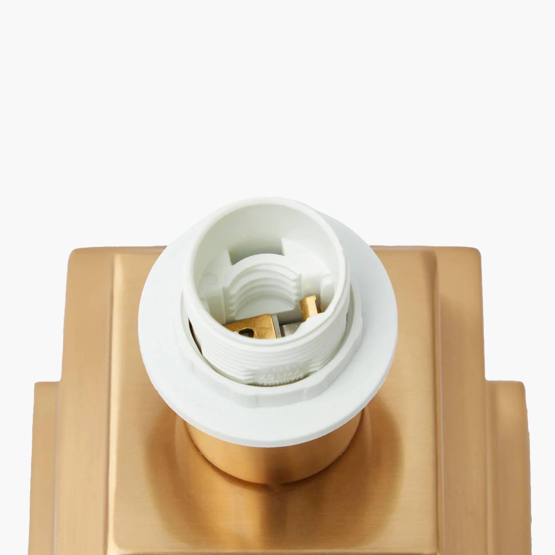 Square Rechargeable Lamp with Cream Shade (15cm) - Image 7