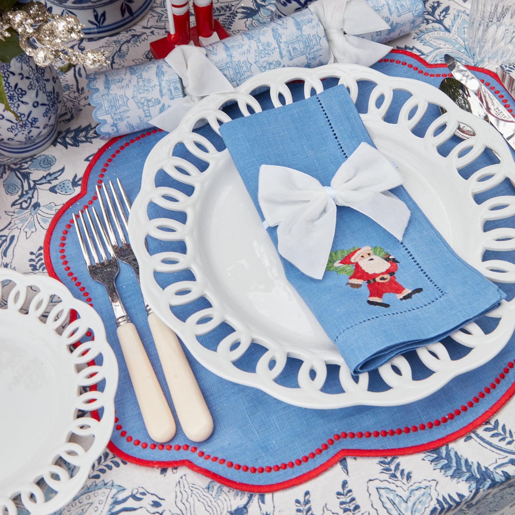 Snow White Velvet Napkin Bows (Set of 4) - Image 18