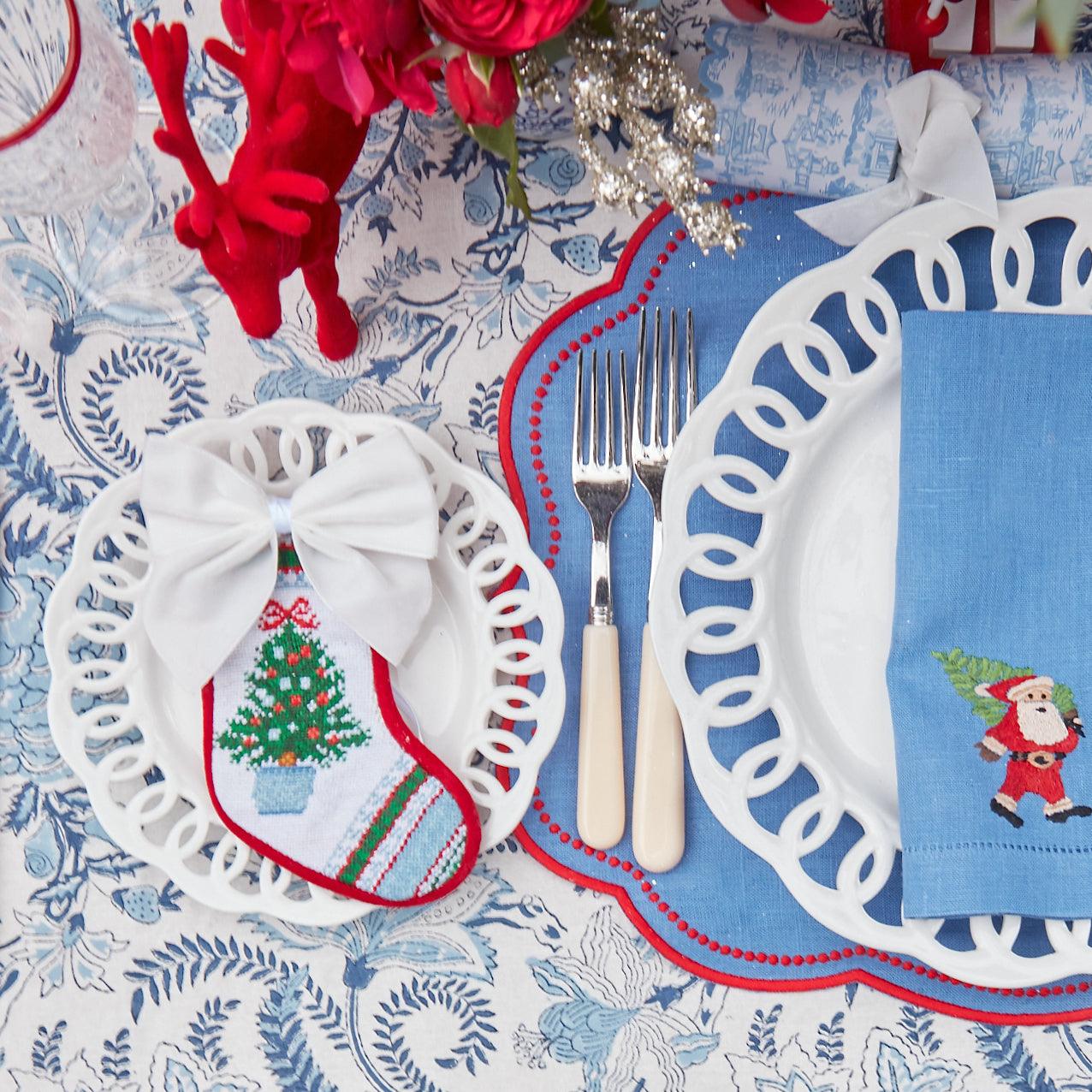 Snow White Velvet Napkin Bows (Set of 4) - Image 19