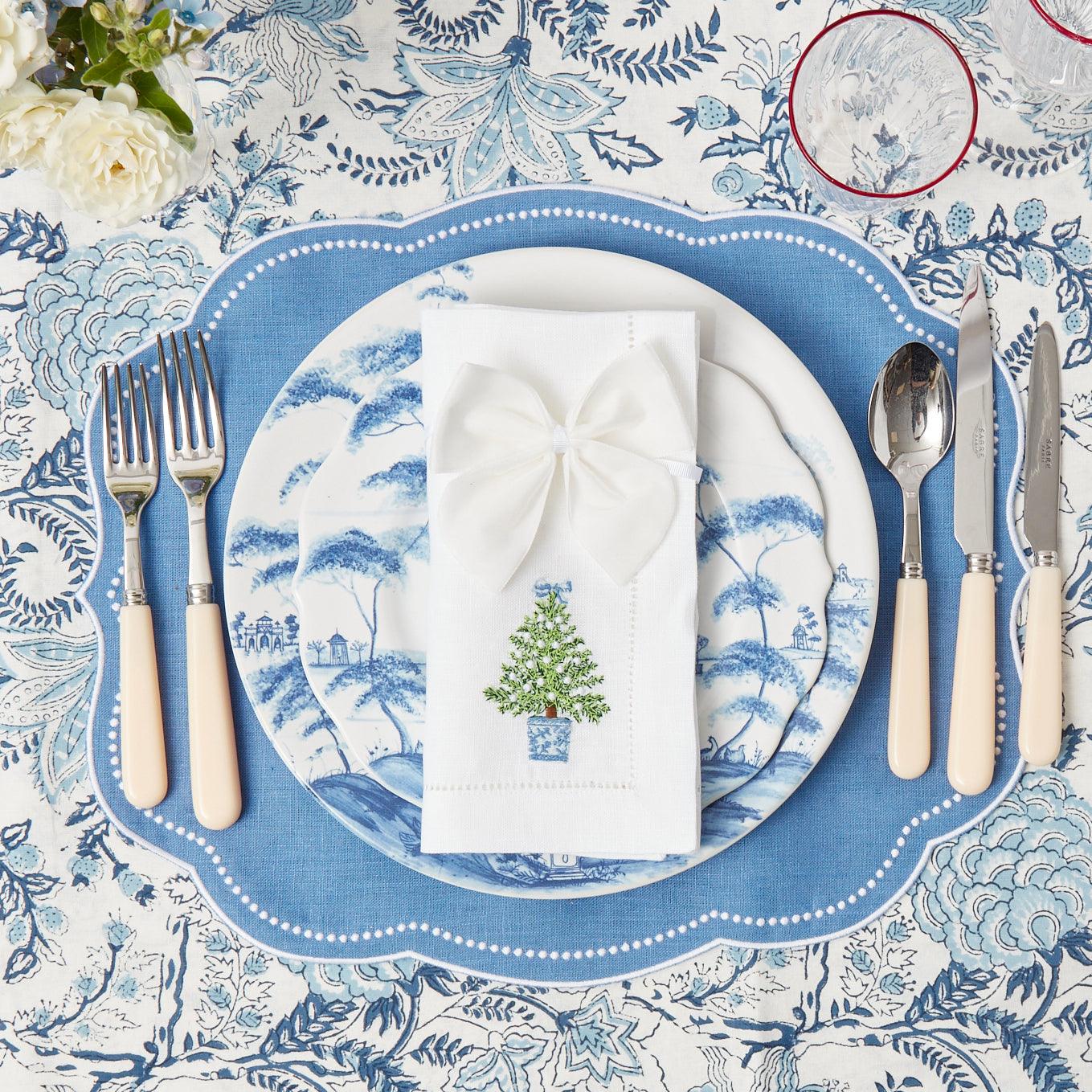 Snow White Velvet Napkin Bows (Set of 4) - Image 26