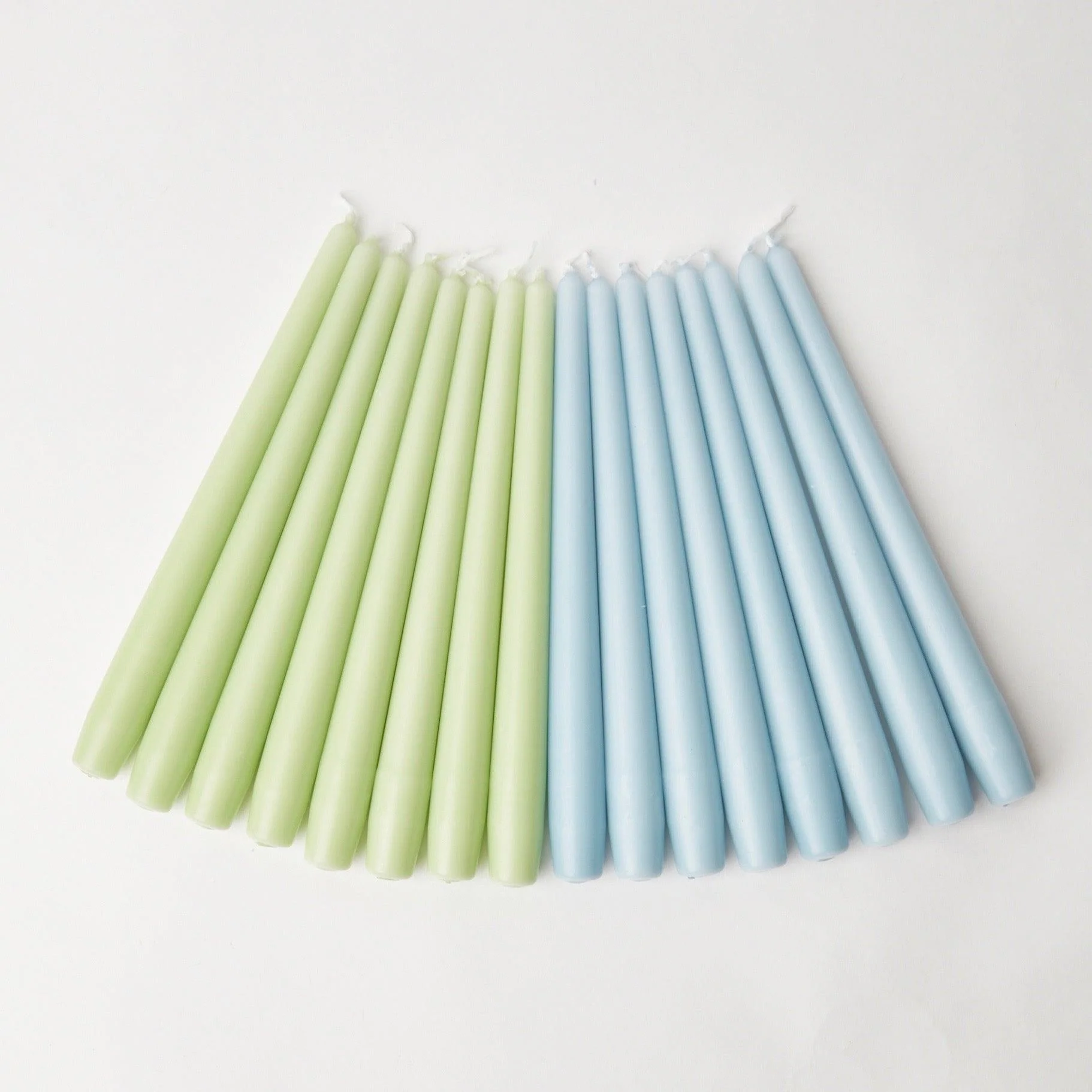 Soft Blue Candles (Set of 8) - Image 11