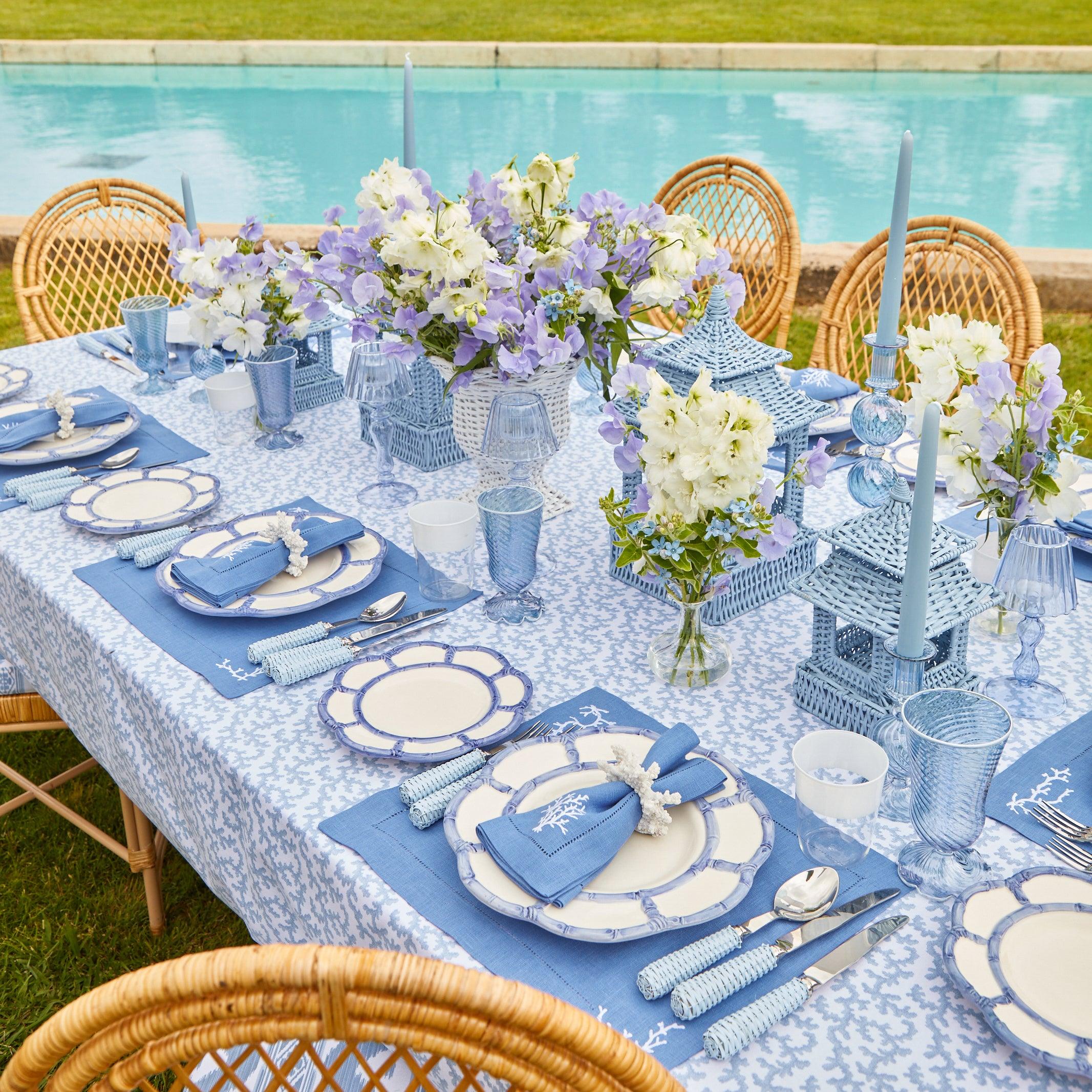Soft Blue Candles (Set of 8) - Image 24