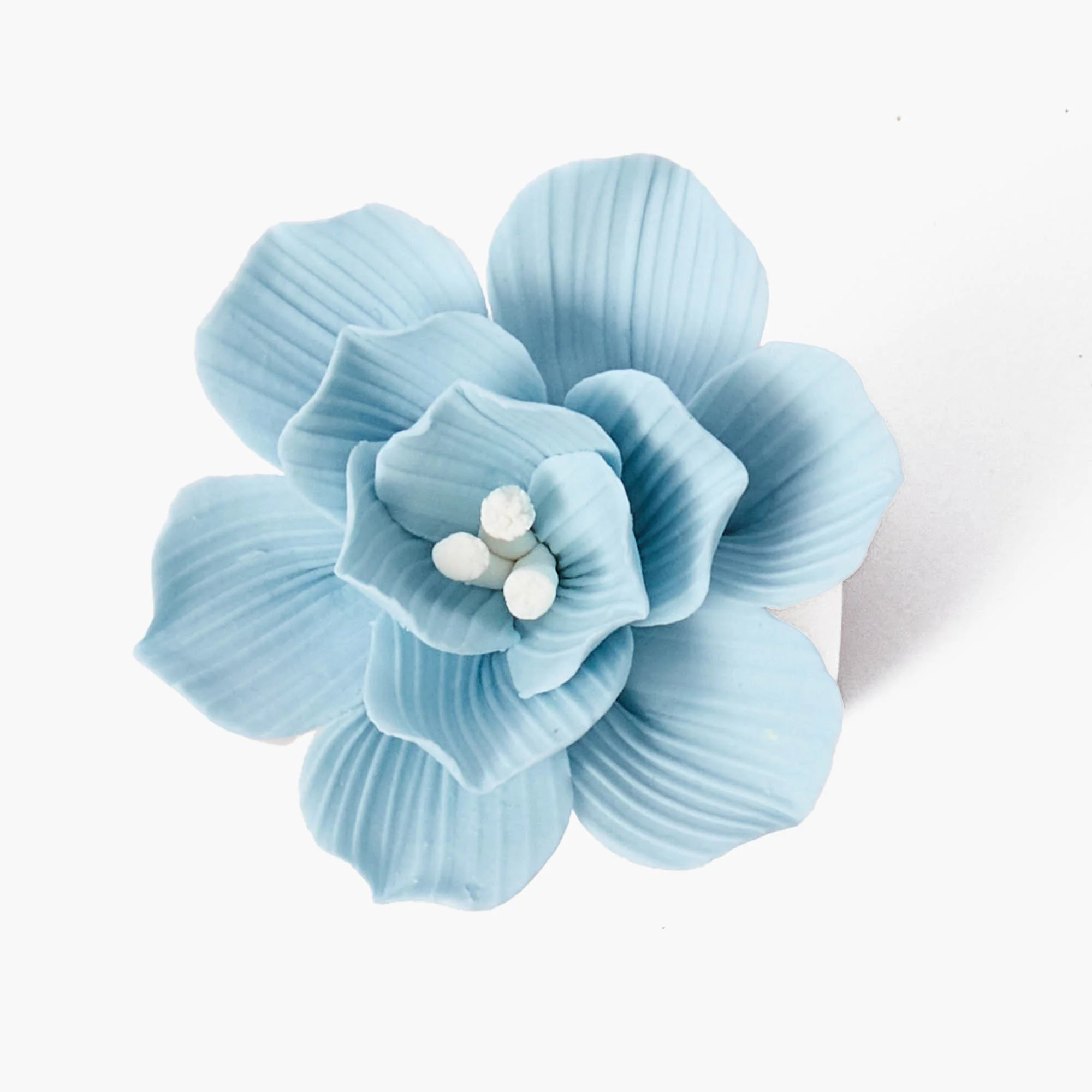 Soft Blue Fiore Napkin Rings (Set of 4) - Image 7