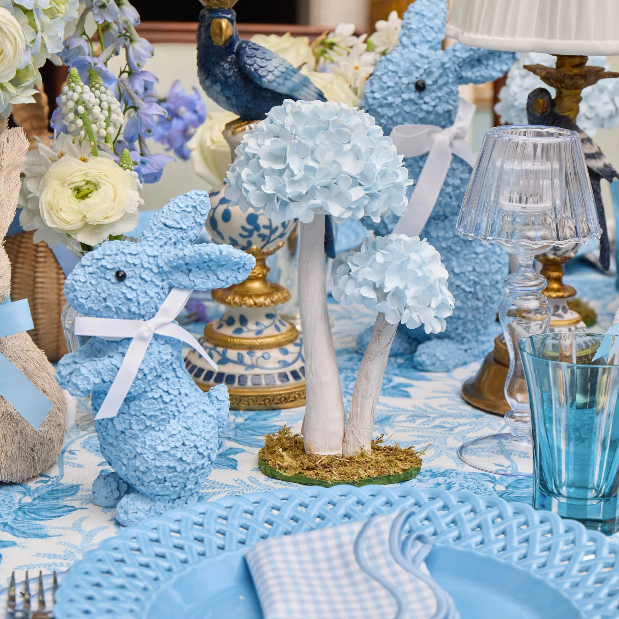Soft Blue Hydrangea (Pair) - Image 3