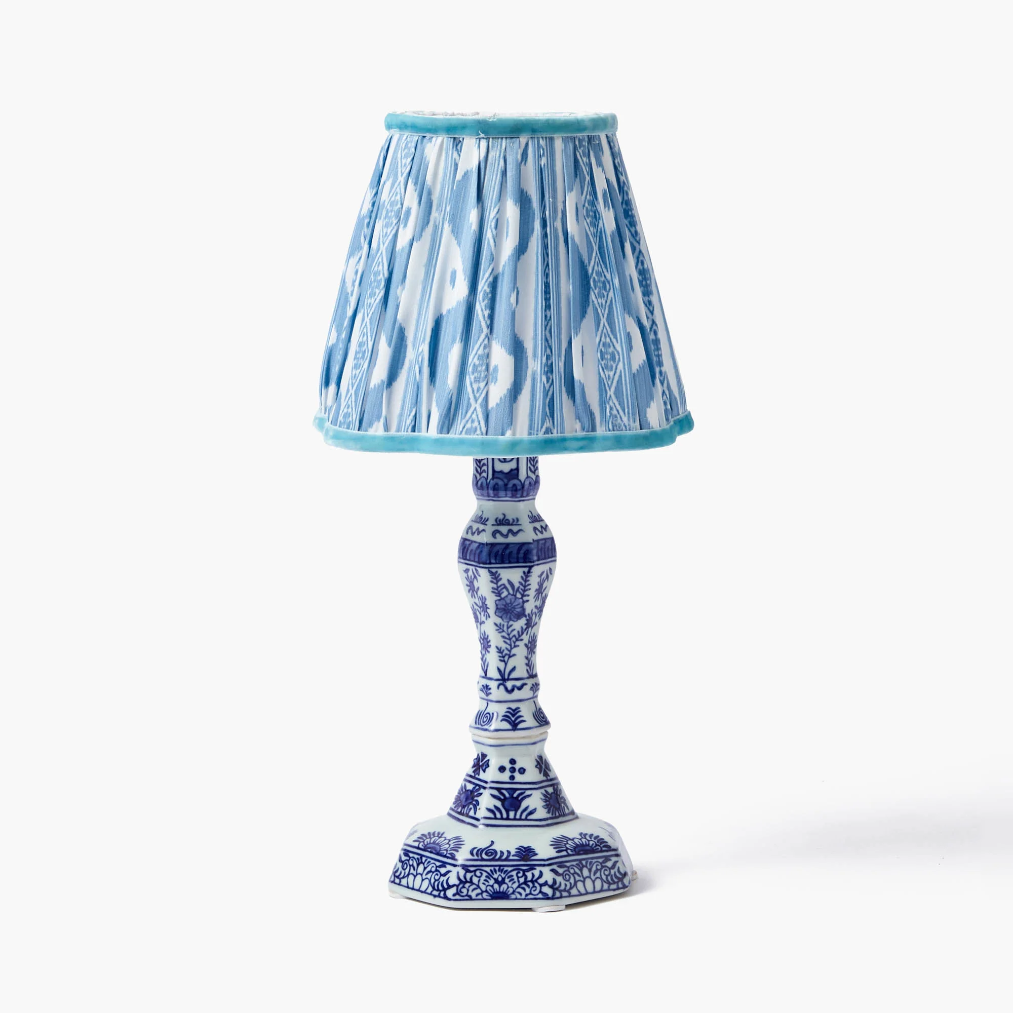 Blue Ikat Lampshade (18cm) - Image 11