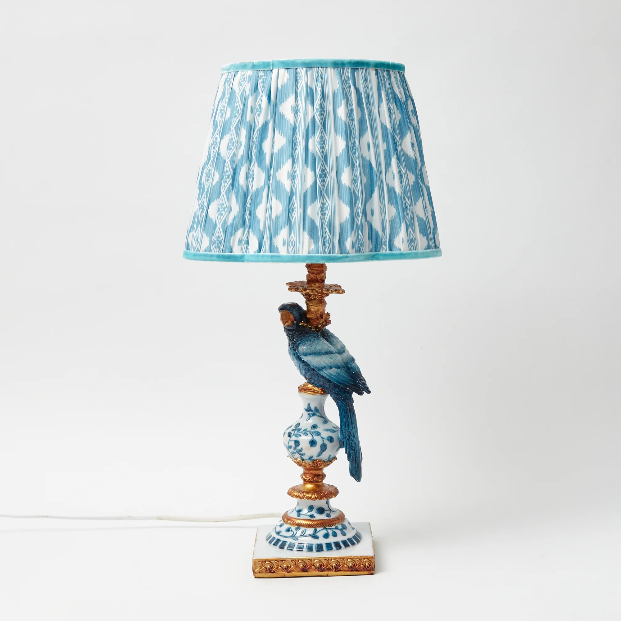 Blue Ikat Lampshade (30cm) - Image 6