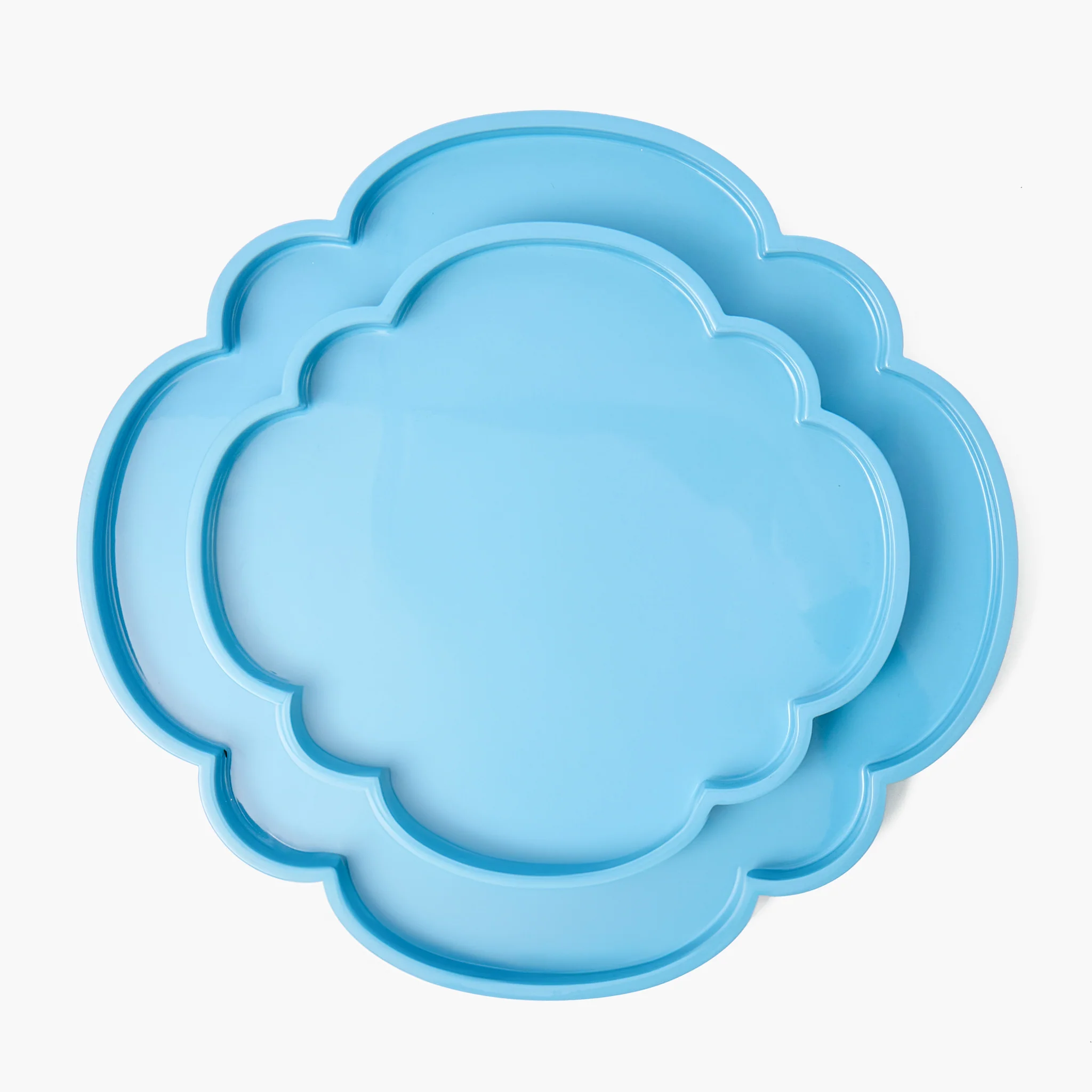 Blue Lacquer Cloud Tray - Image 5