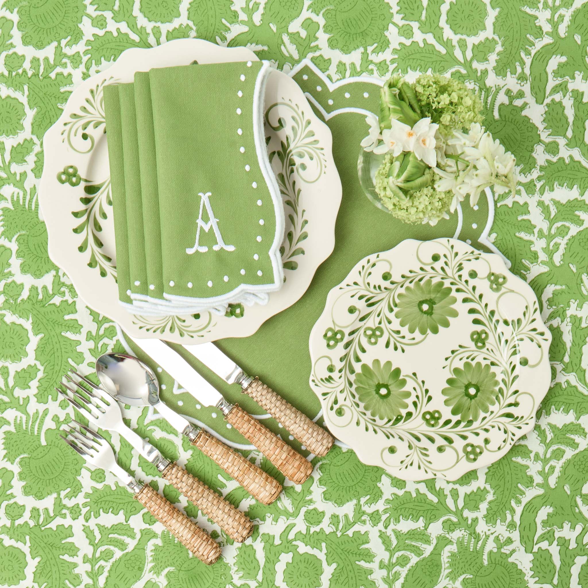 Spring Green Pheasant Tablecloth - Image 9