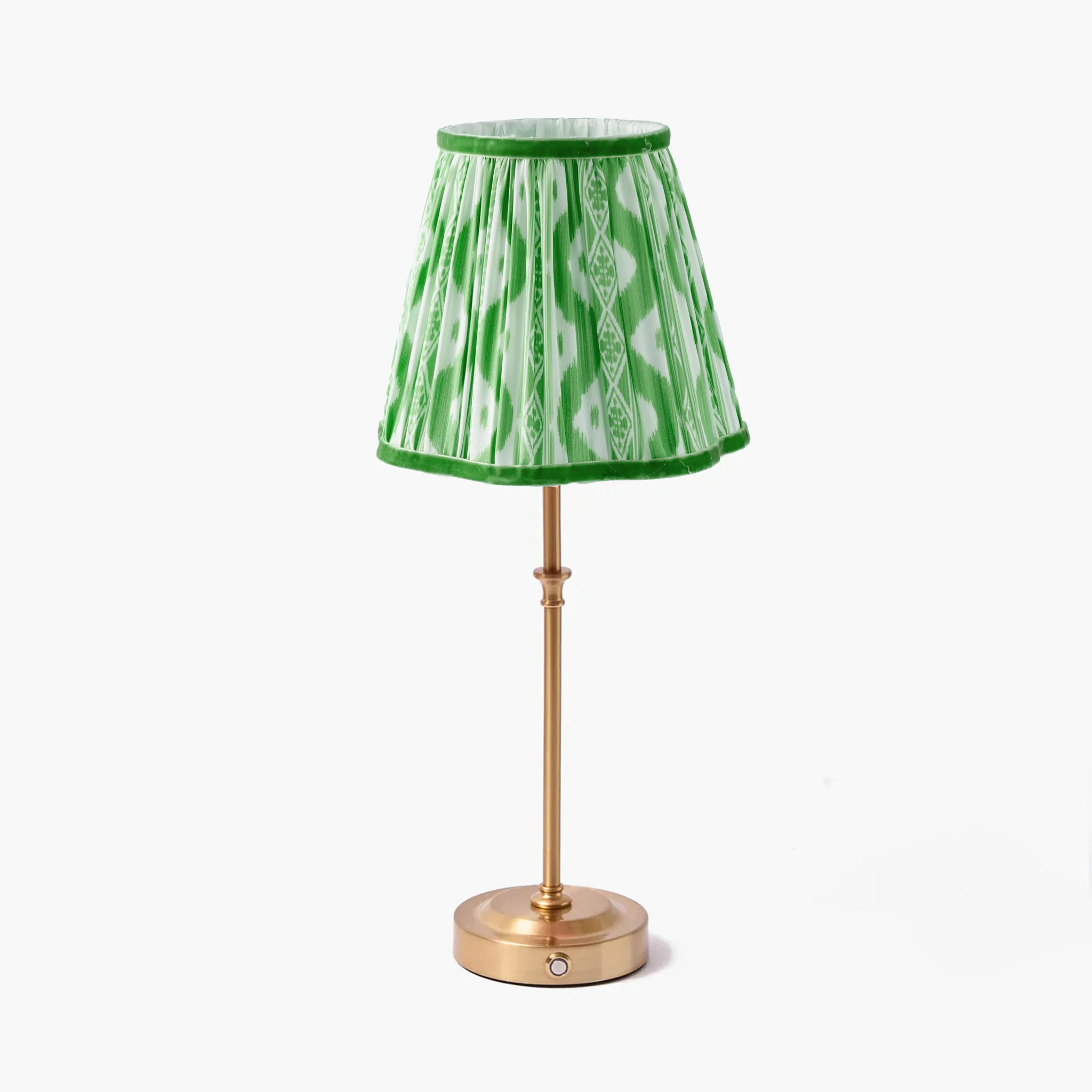 Green Ikat Lampshade (18cm) - Image 6