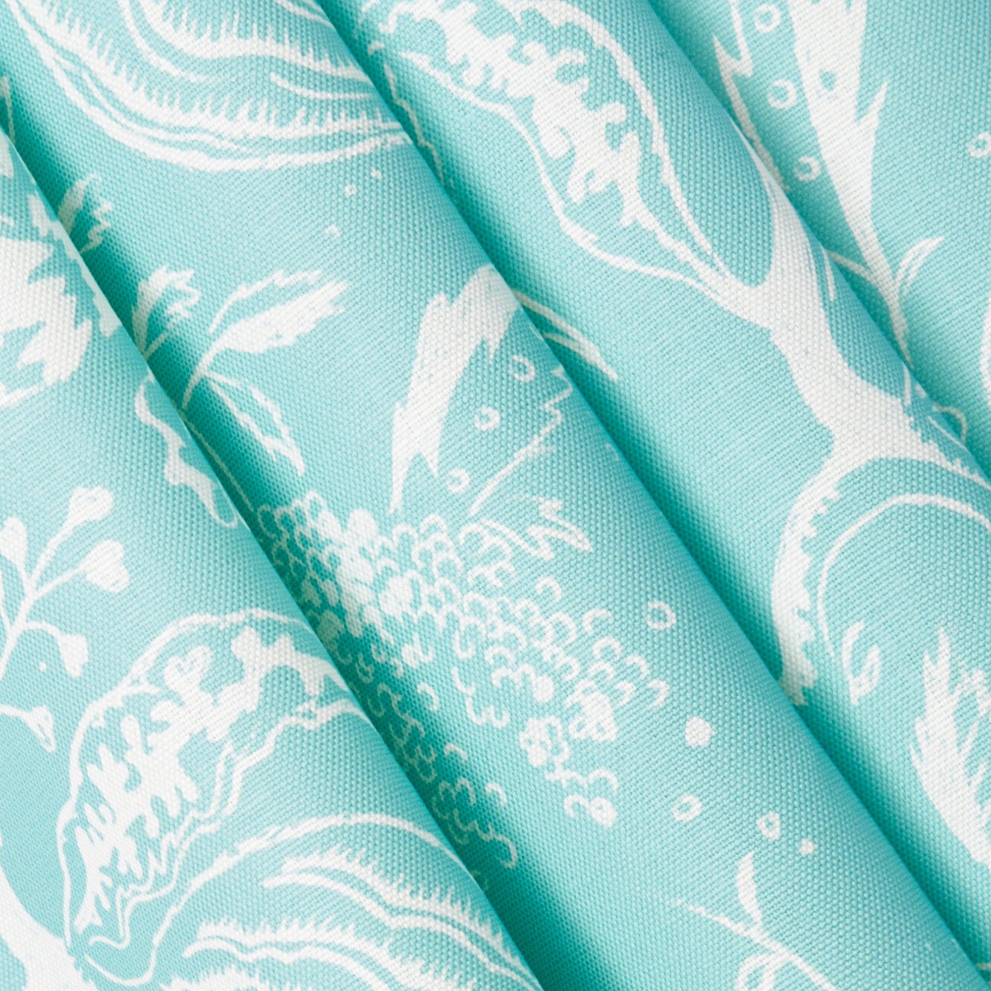 Turquoise Chelsea Square Fabric