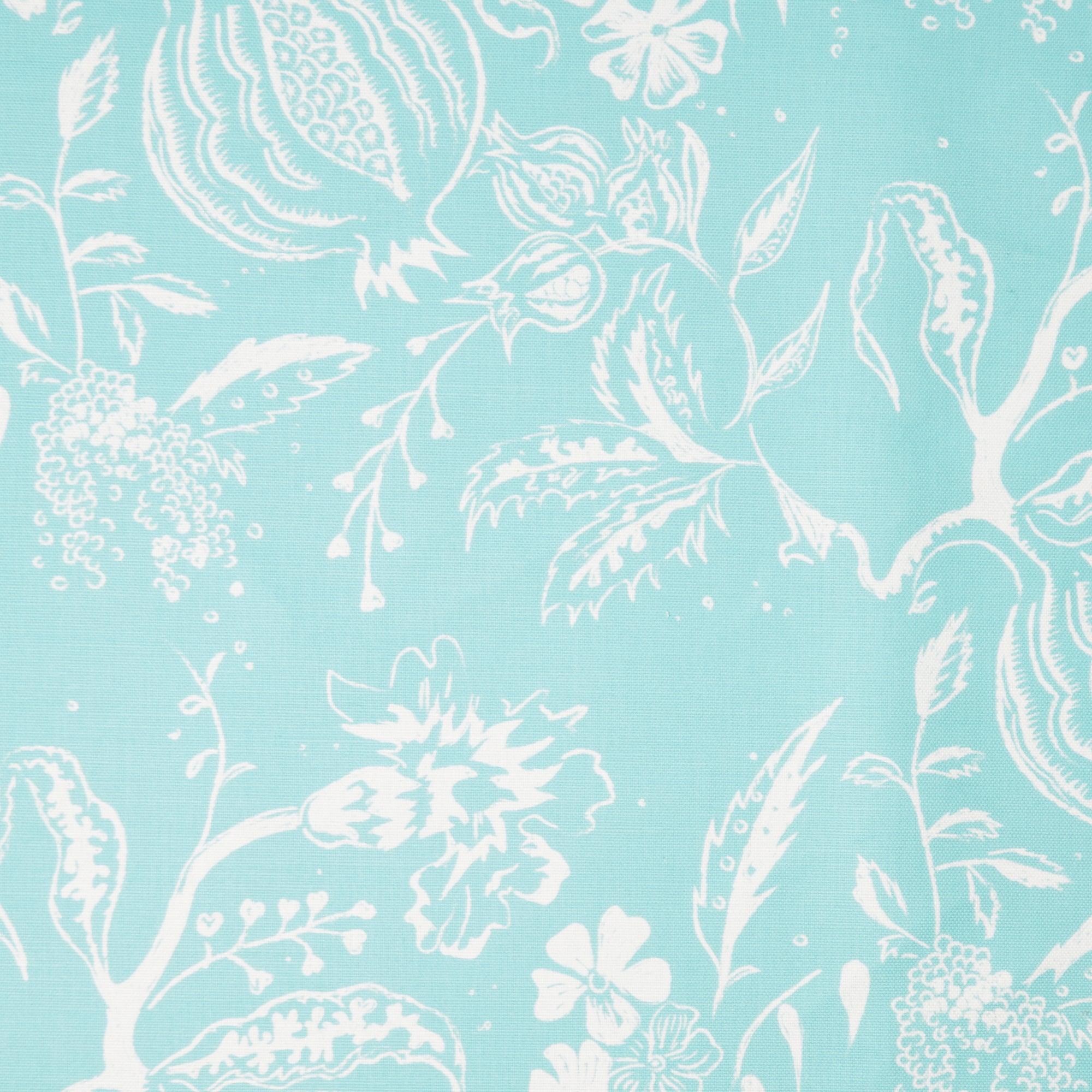 Turquoise Chelsea Square Fabric - Image 2