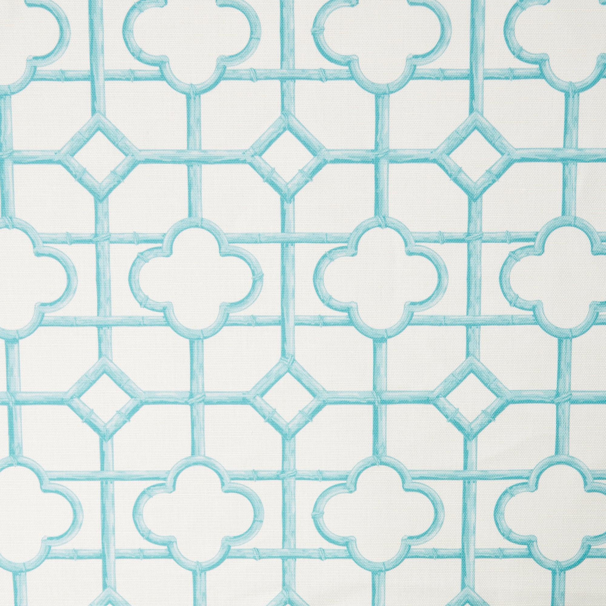 Turquoise Shaded Bamboo Fabric - Image 3