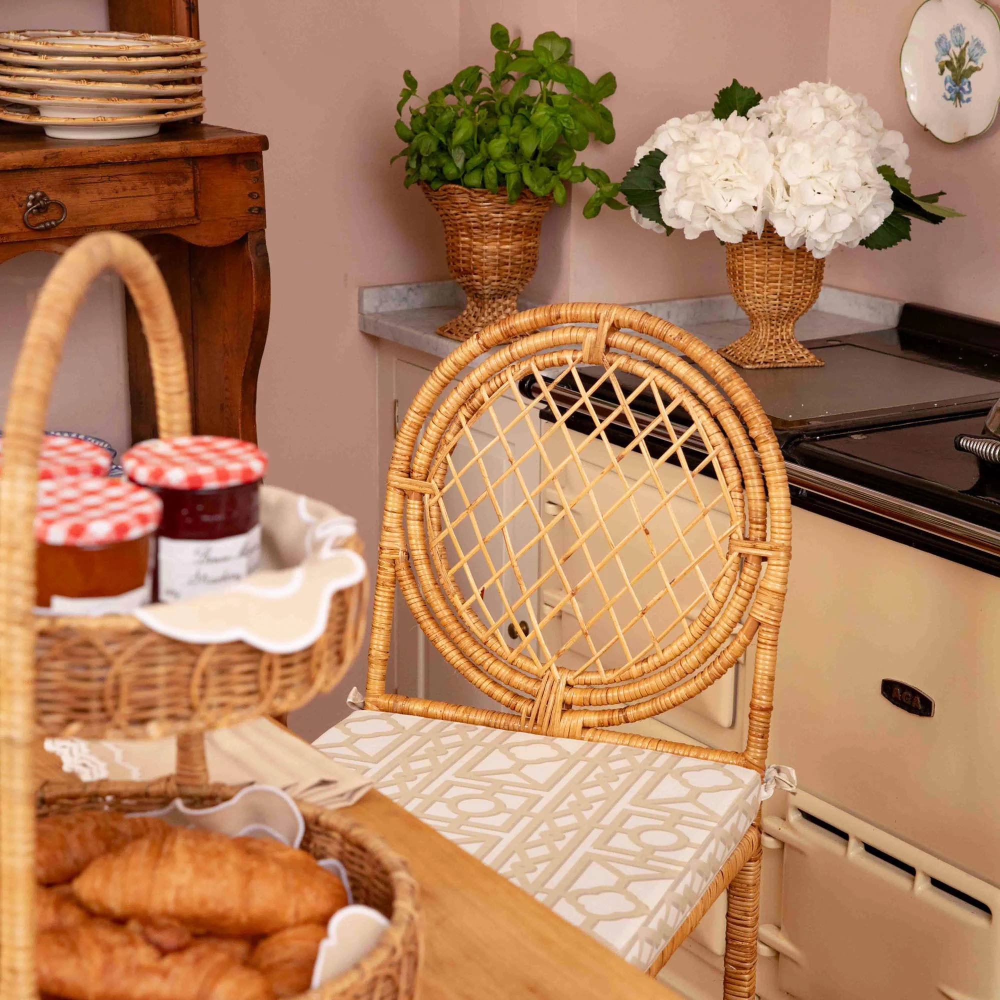 Vivienne Rattan Bar Stool - Image 11