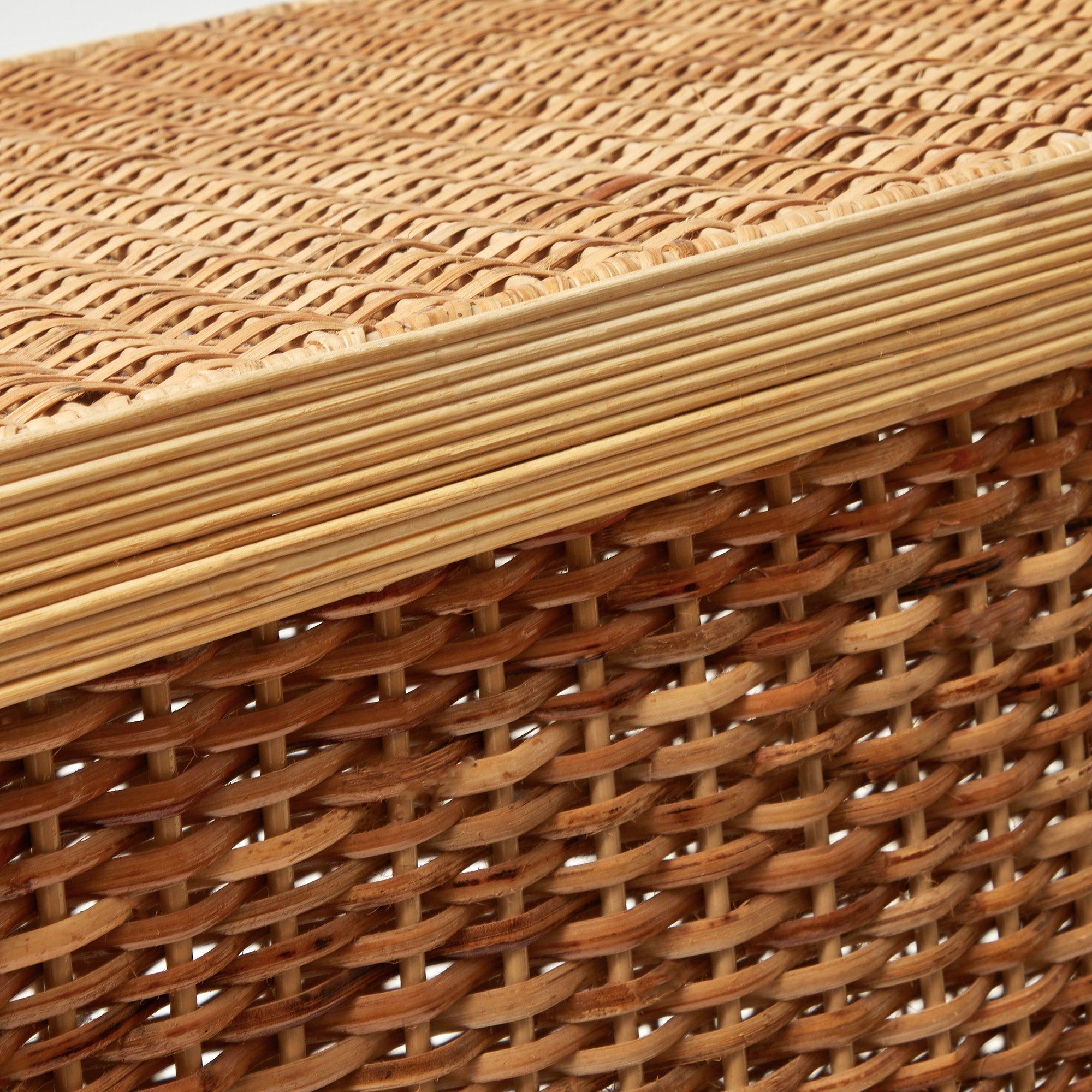 Vivienne Rattan Scalloped Console Table - Image 9