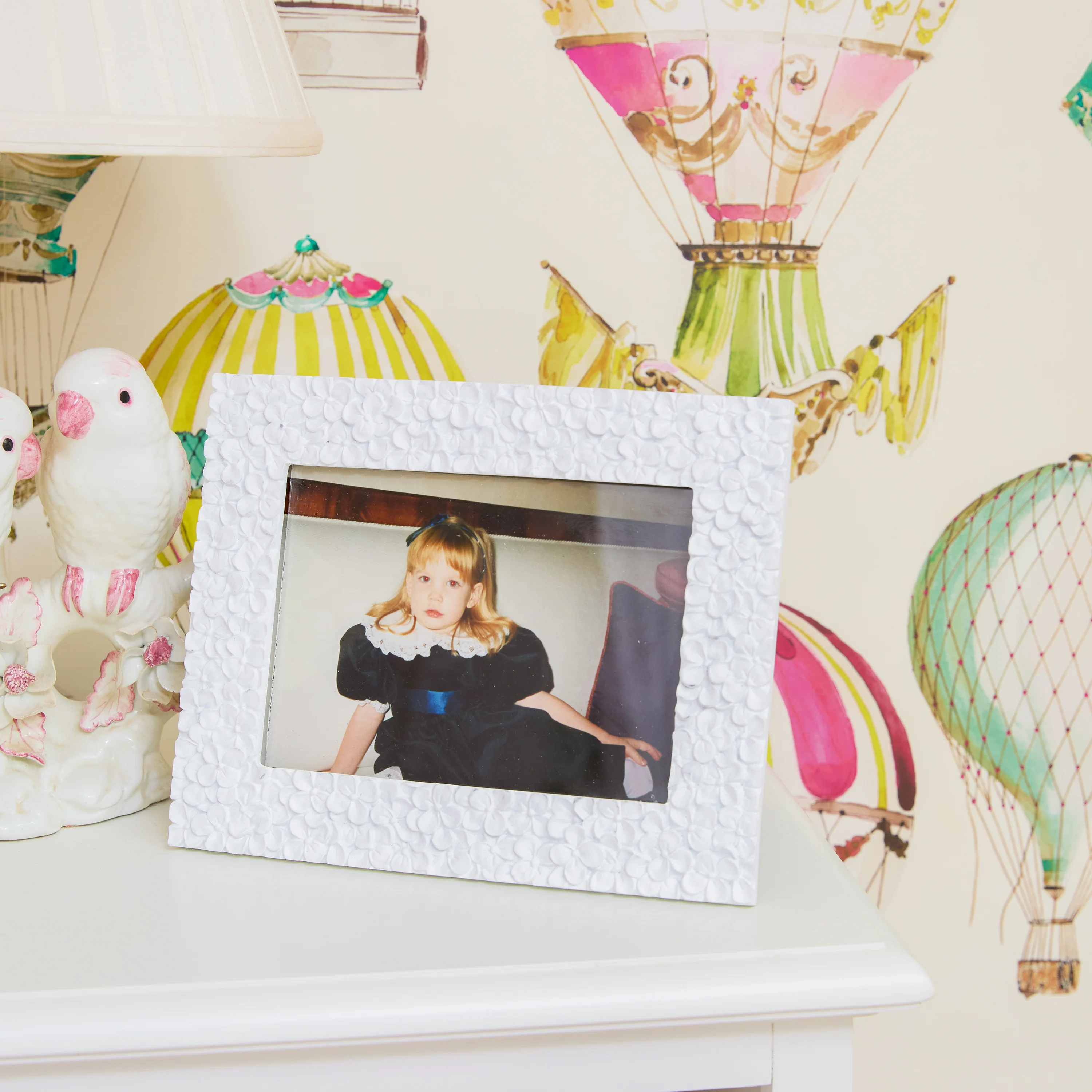 White Hydrangea Photo Frames (Set of 2) - Image 3