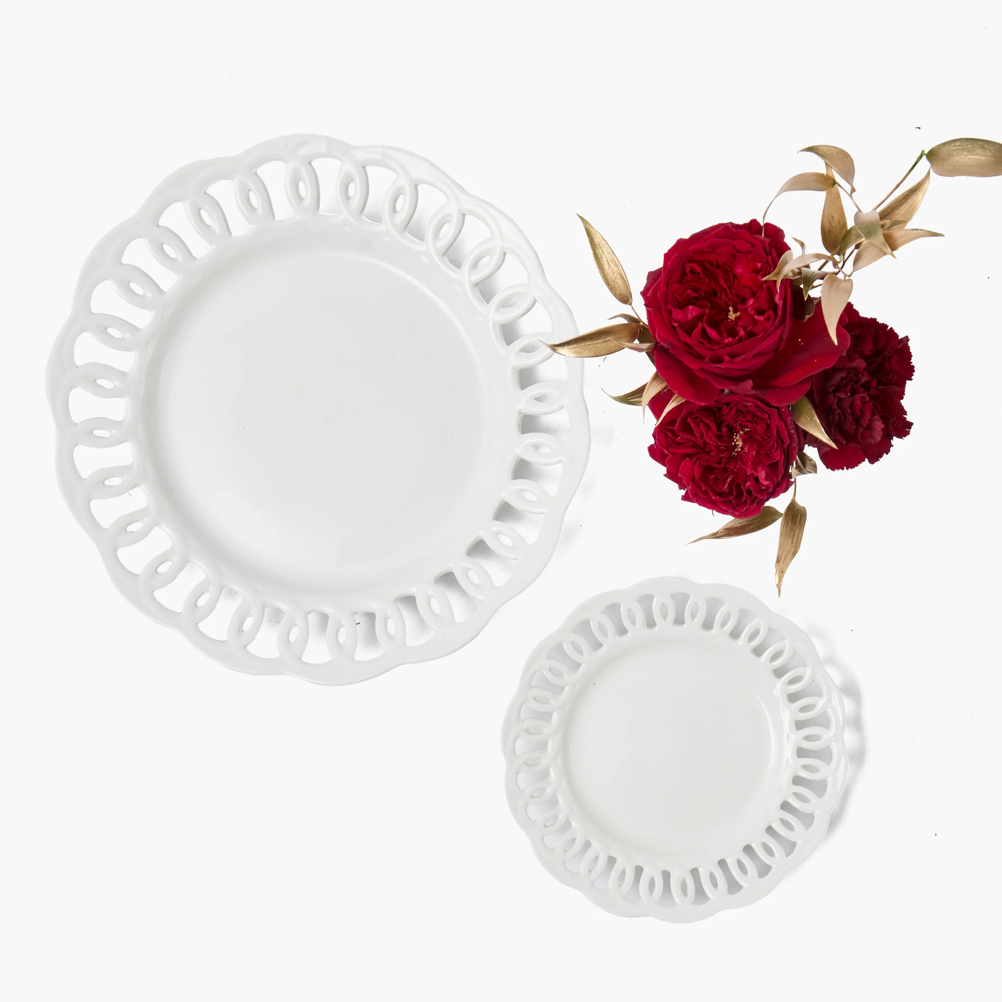 White Lace Starter Plate - Image 8