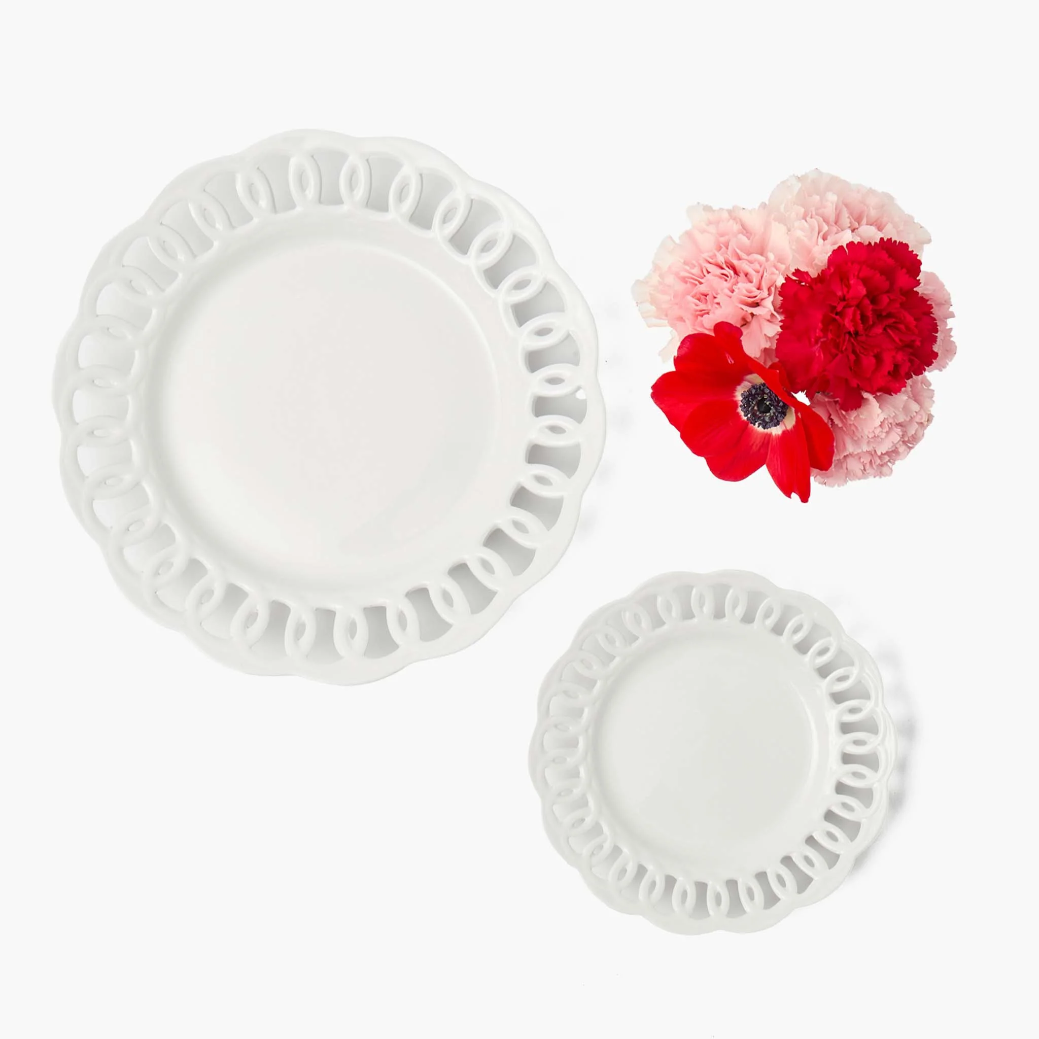 White Lace Starter Plates (Set of 4) - Image 19