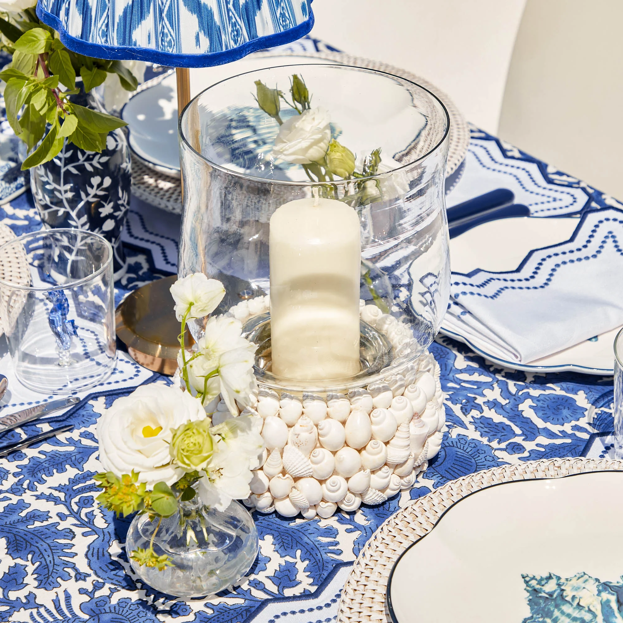 White Pillar Candle (Pair) - Image 9