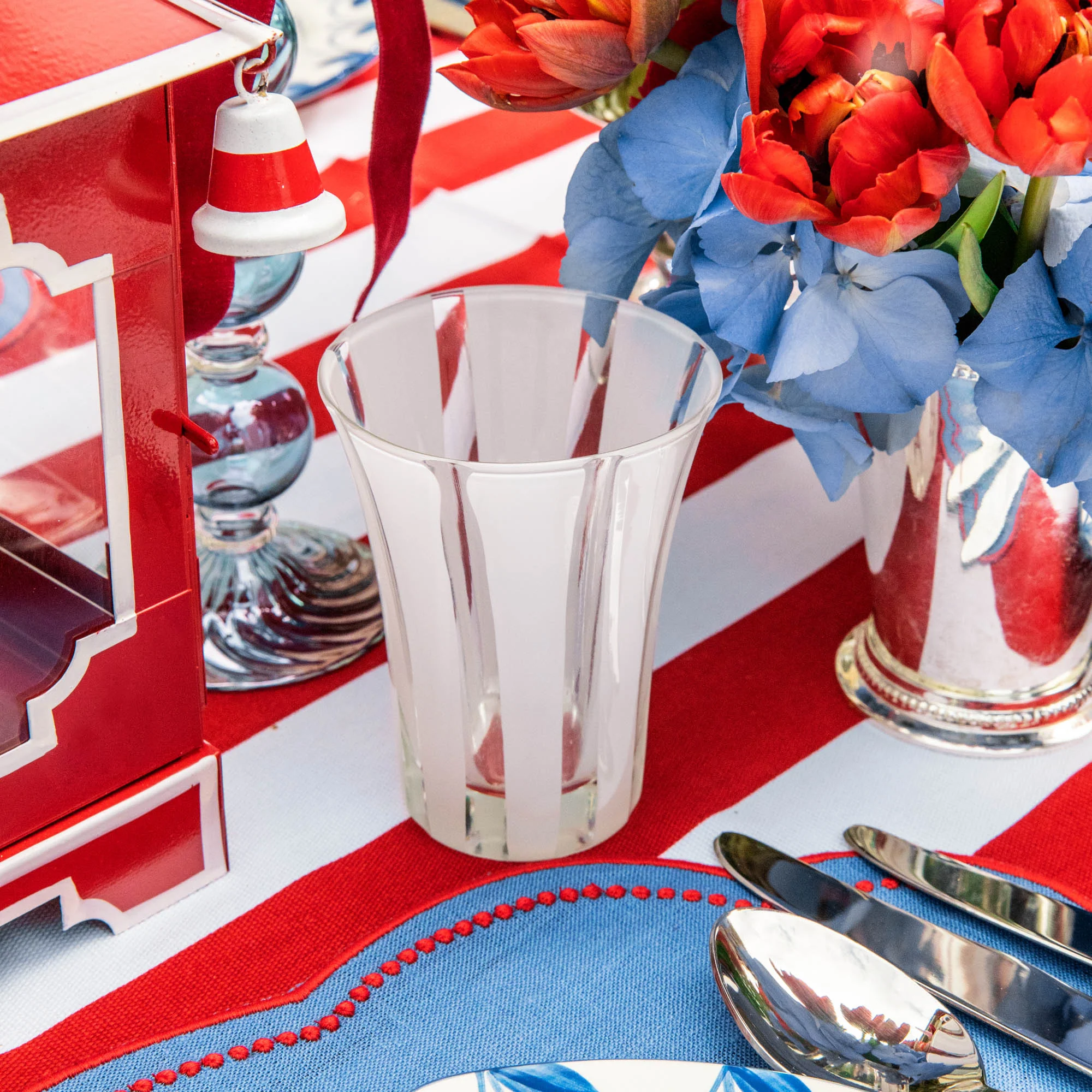 White Positano Glasses (Set of 4) - Image 2