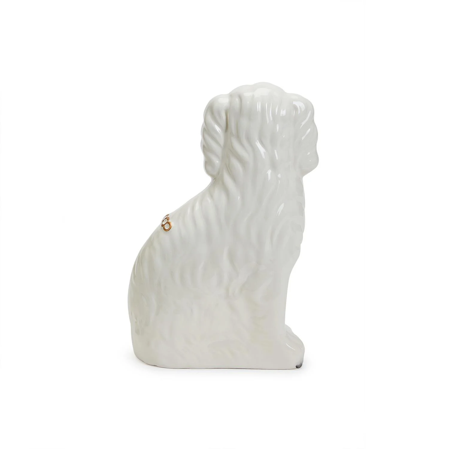 White Staffordshire Dogs (Pair) - Image 5