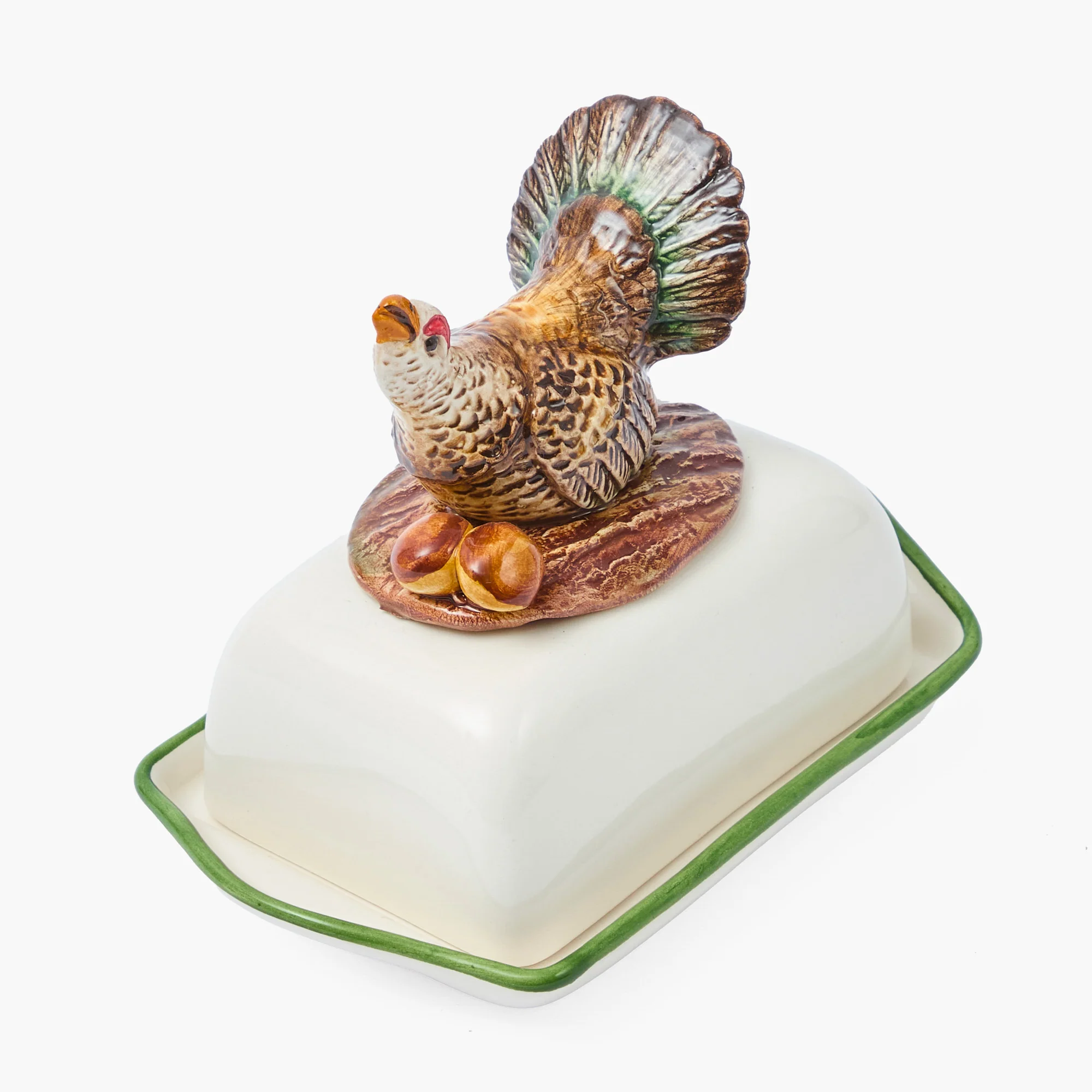 Wood Grouse Butter Dish - Image 3